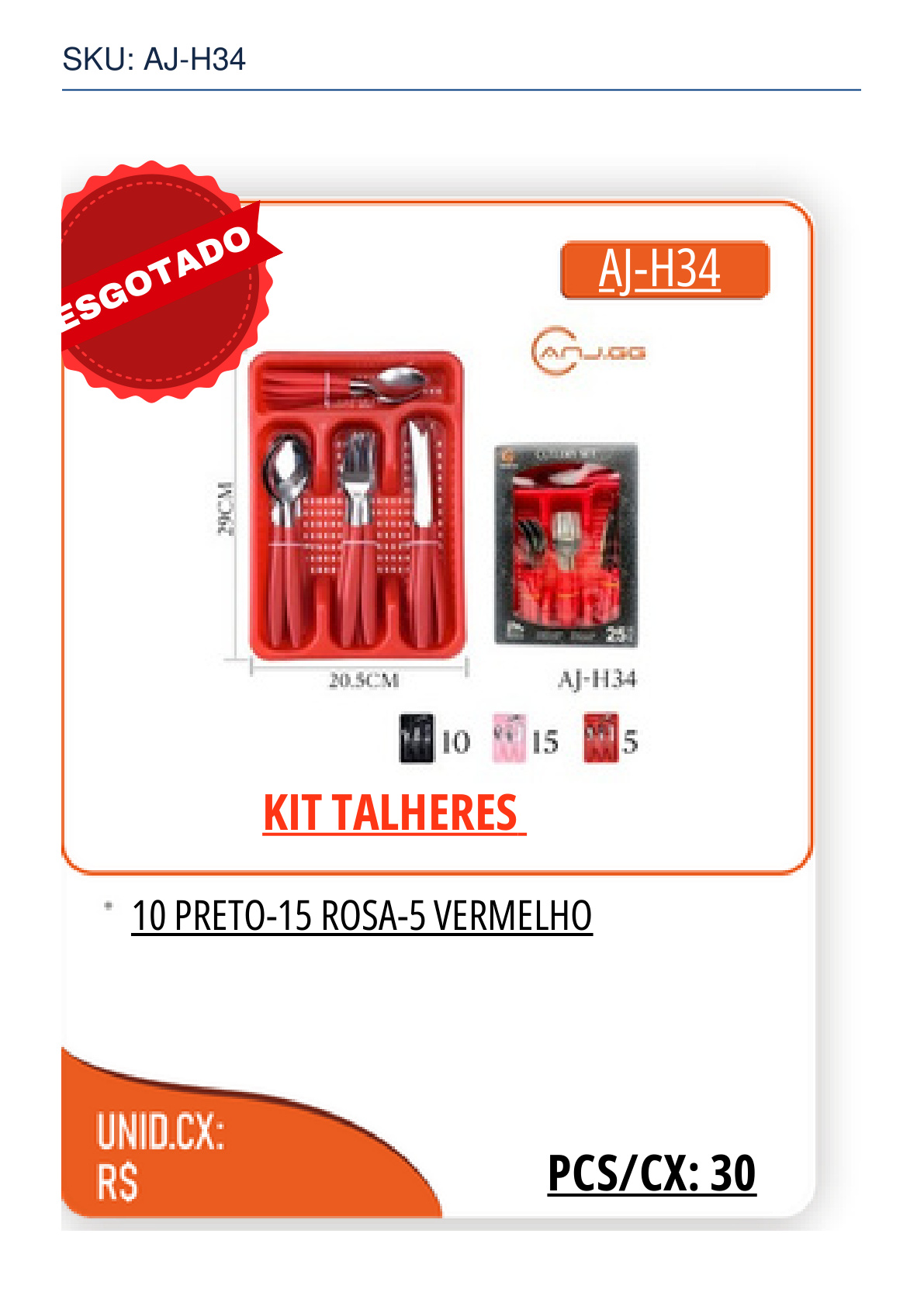 KIT TALHERES