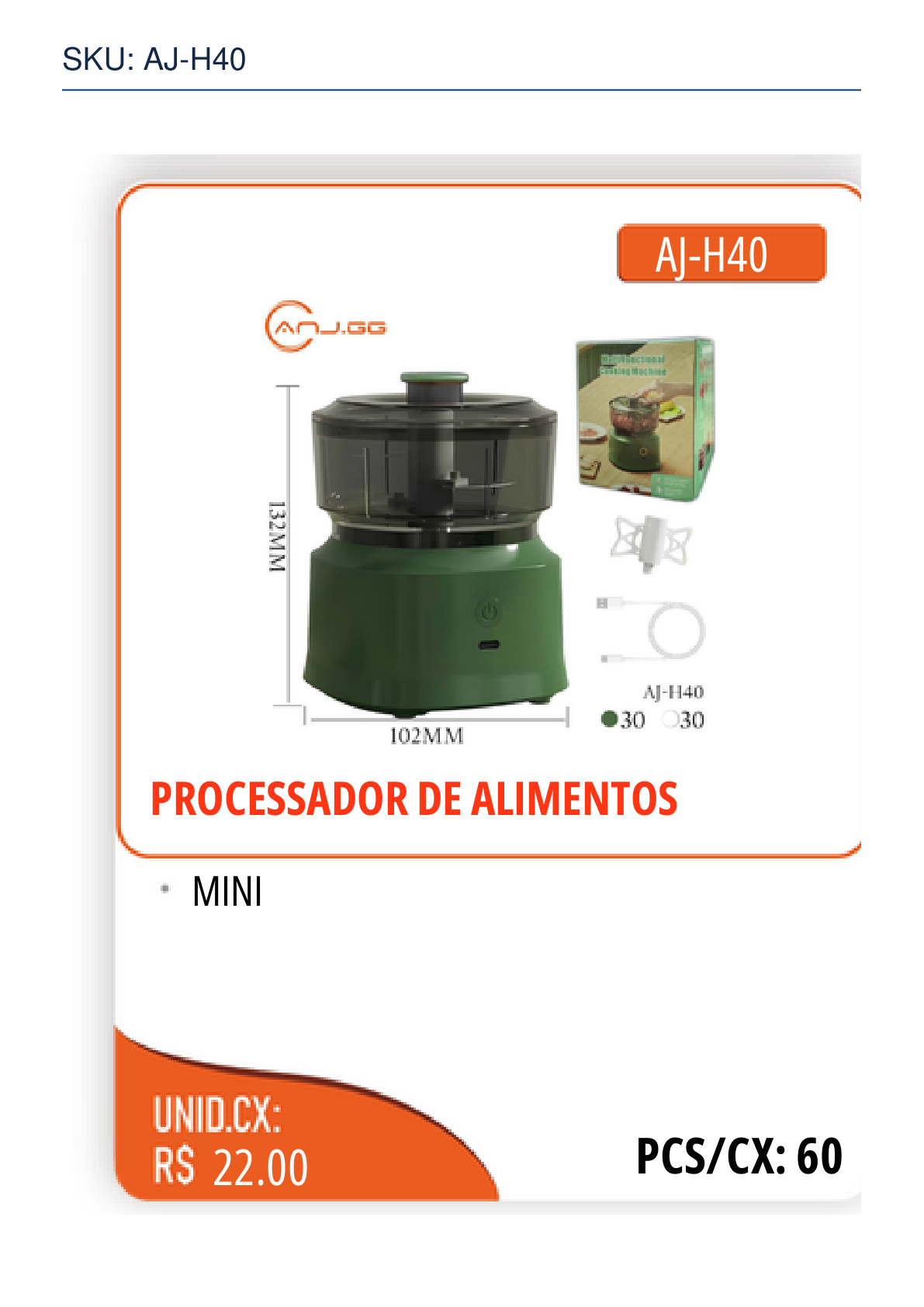 PROCESSADOR DE ALIMENTOS