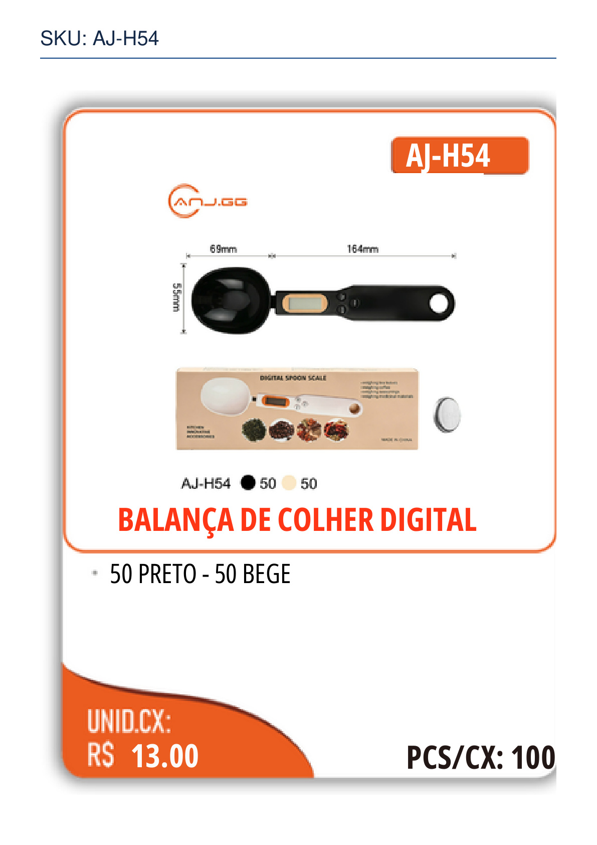 BALANÇA DE COLHER DIGITAL