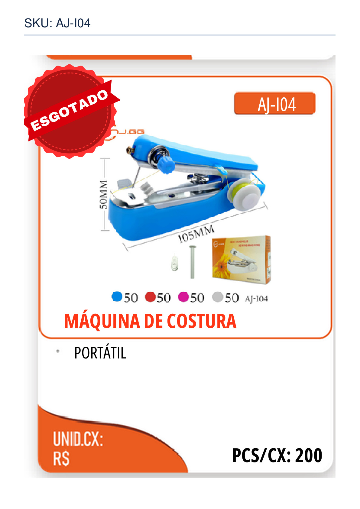 MÁQUINA DE COSTURA