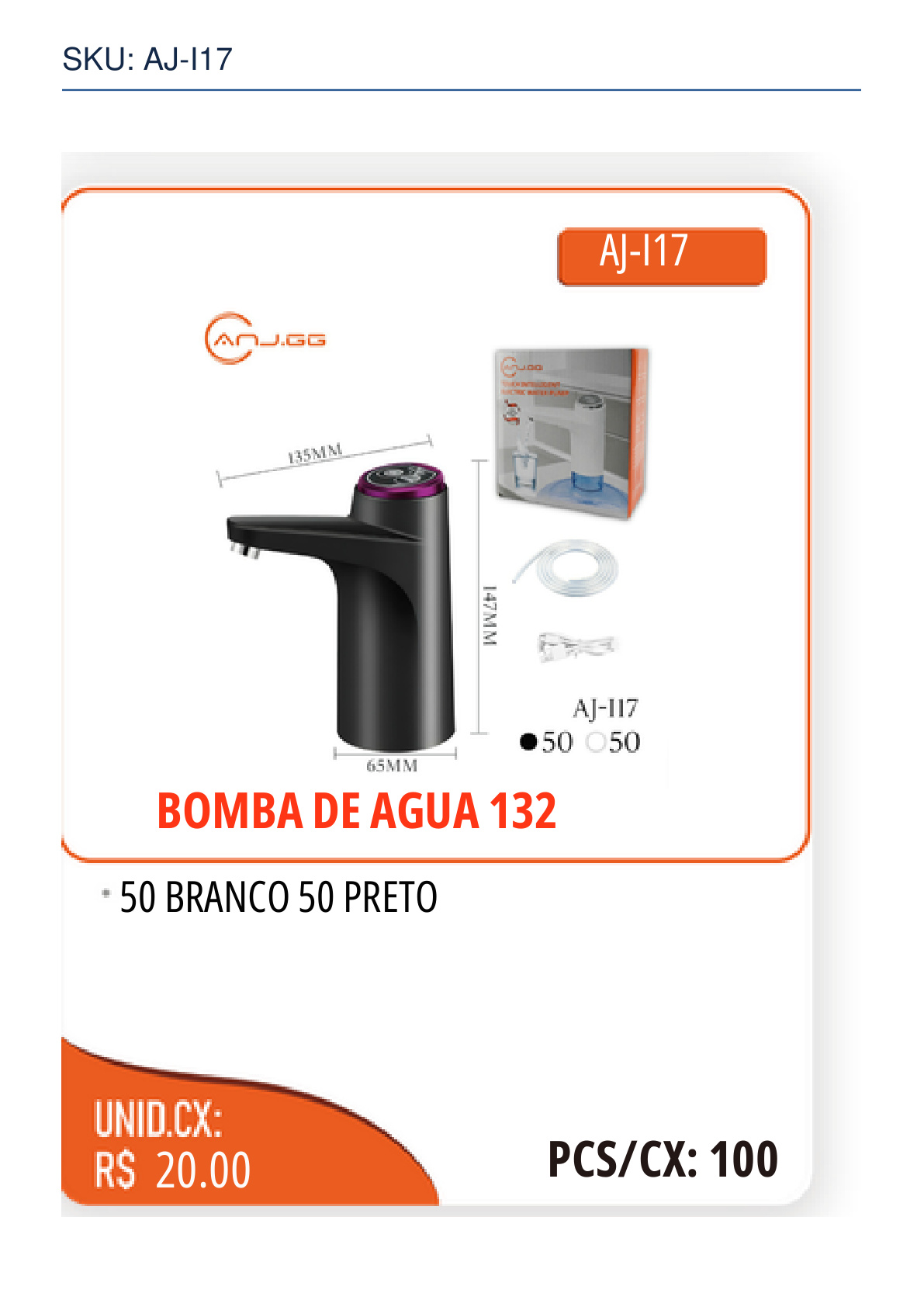 BOMBA DE AGUA 132
