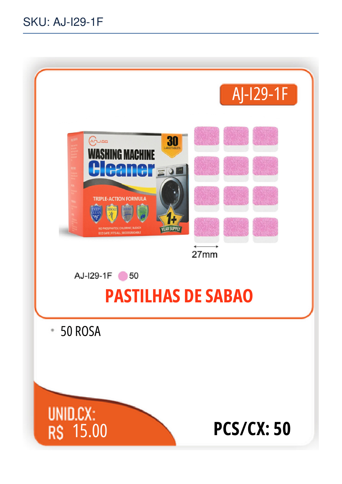 PASTILHAS DE SABÃO