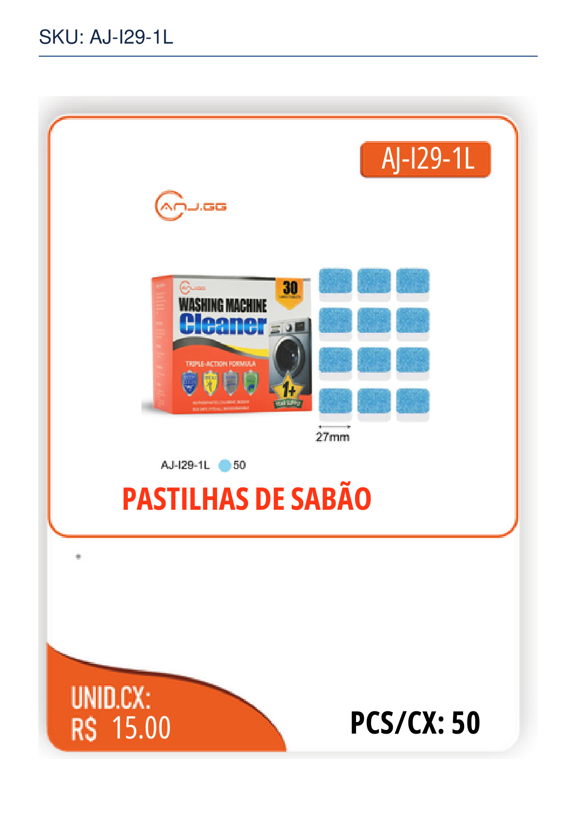 PASTILHAS DE SABÃO