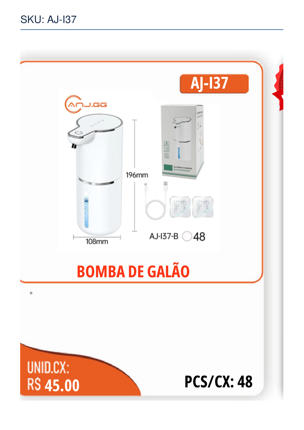 BOMBA DE GALÃO