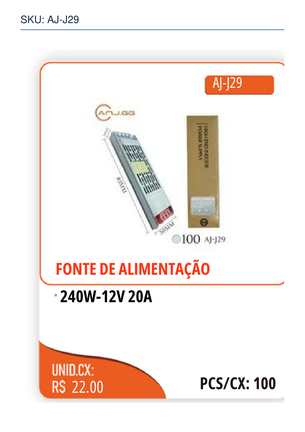 FONTE DE ALIMENTAÇÃO
