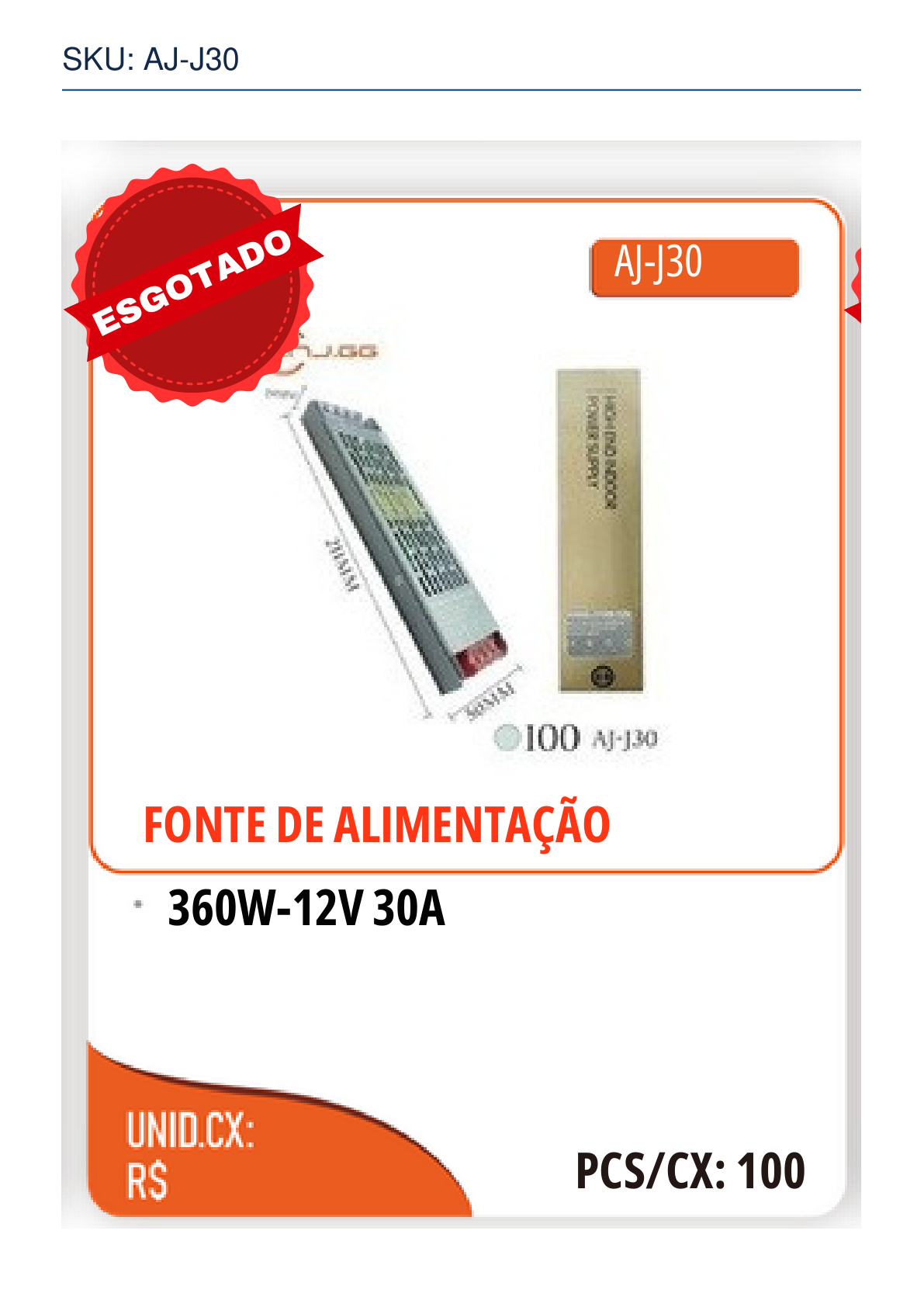 FONTE DE ALIMENTAÇÃO