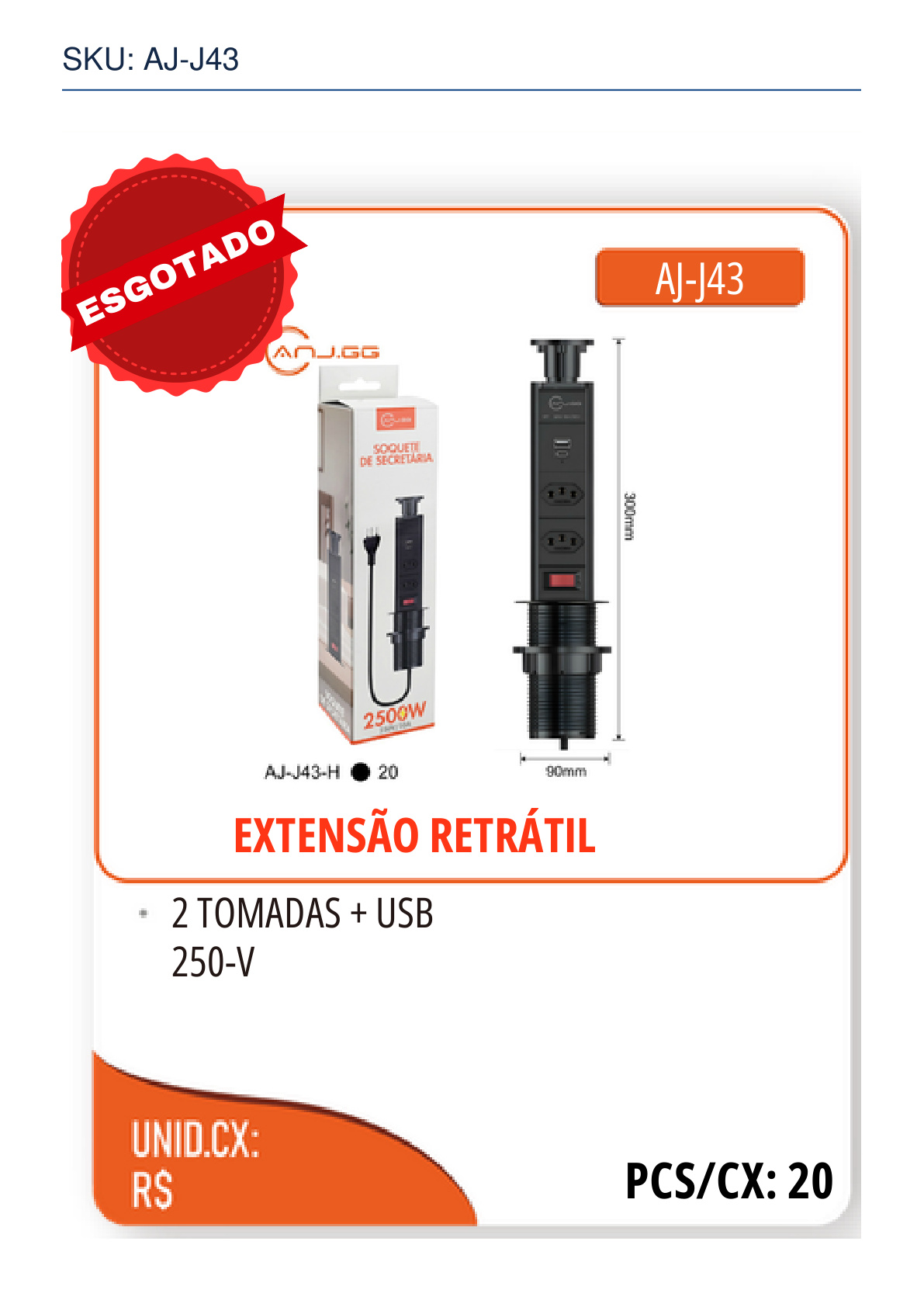EXTENSÃO RETRÁTIL