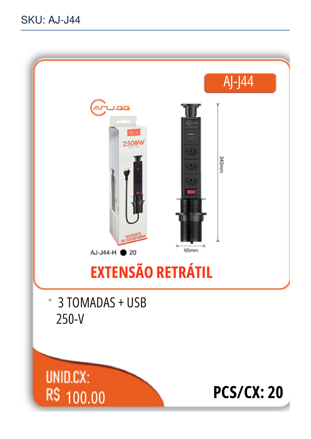 EXTENSÃO RETRÁTIL