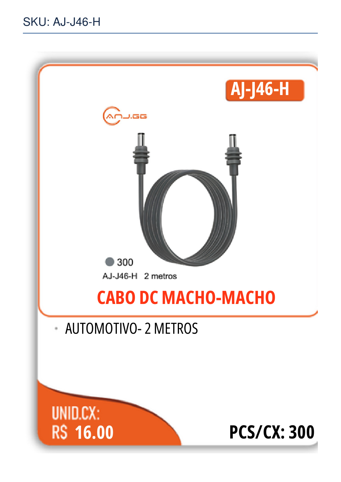 CABO DC MACHO-MACHO