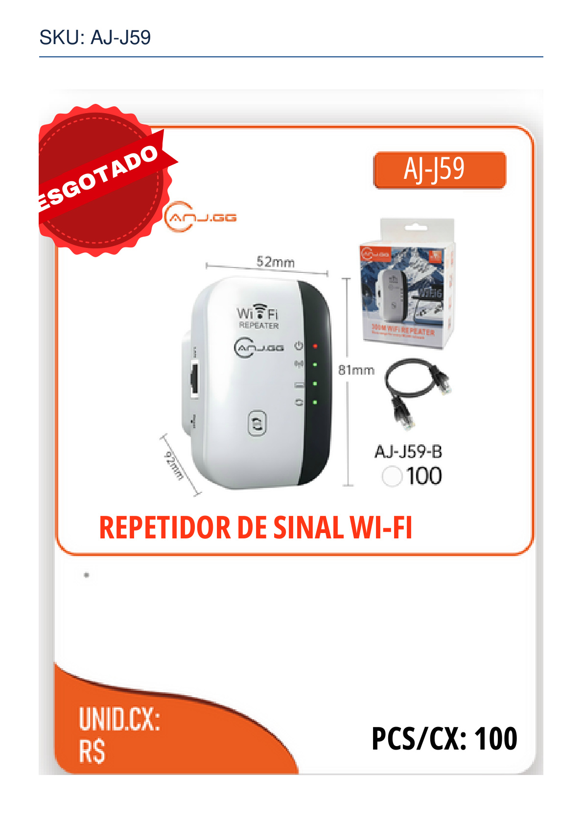 REPETIDOR DE SINAL WI-FI