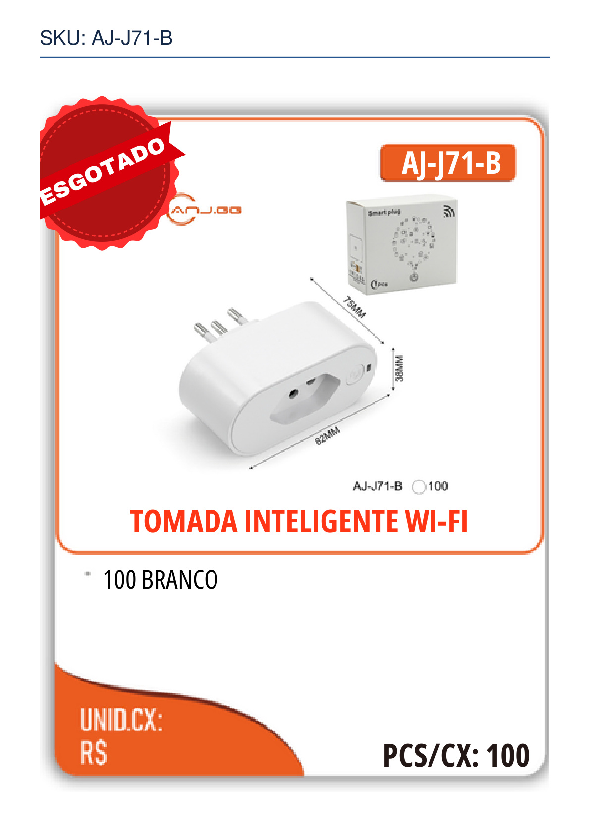 TOMADA INTELIGENTE WI-FI