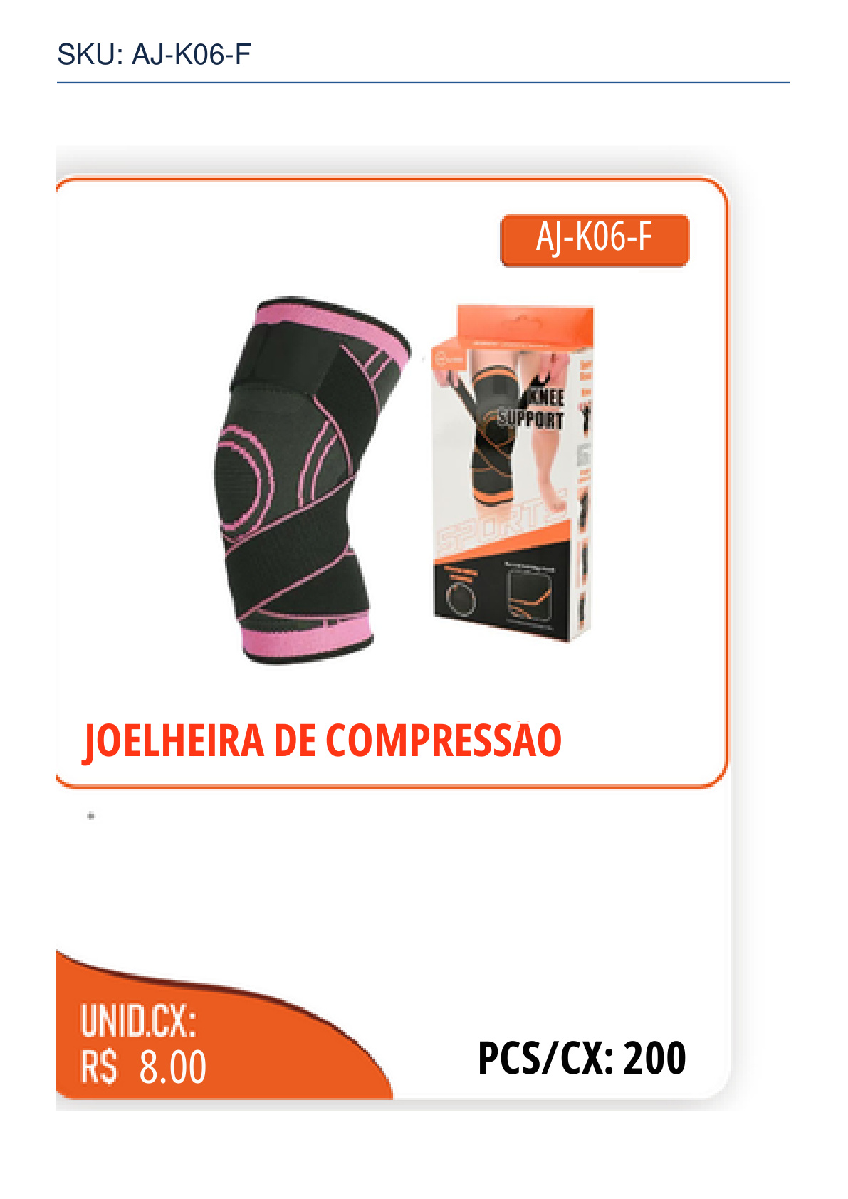JOELHEIRA DE COMPRESSÃO