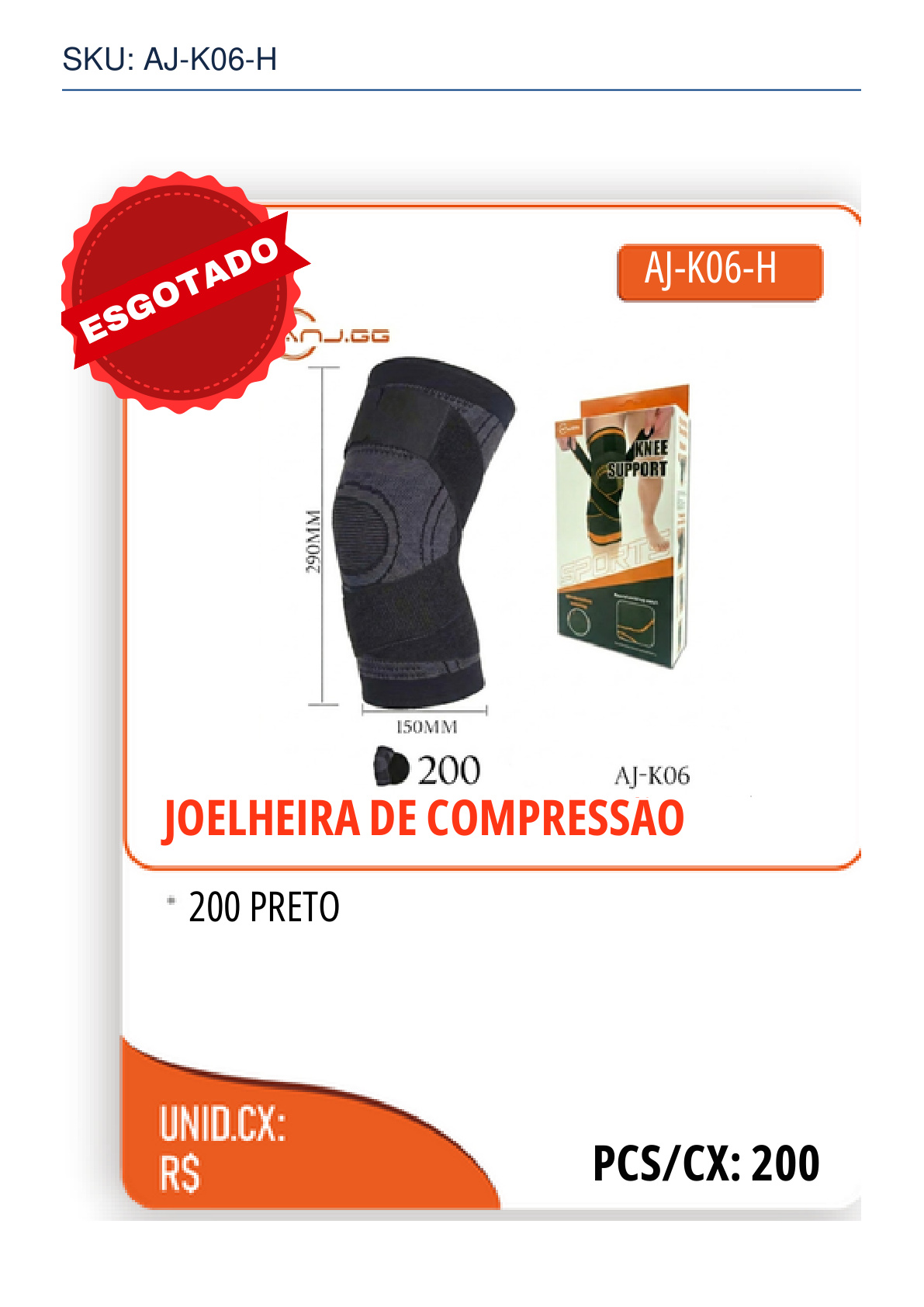 JOELHEIRA DE COMPRESSÃO