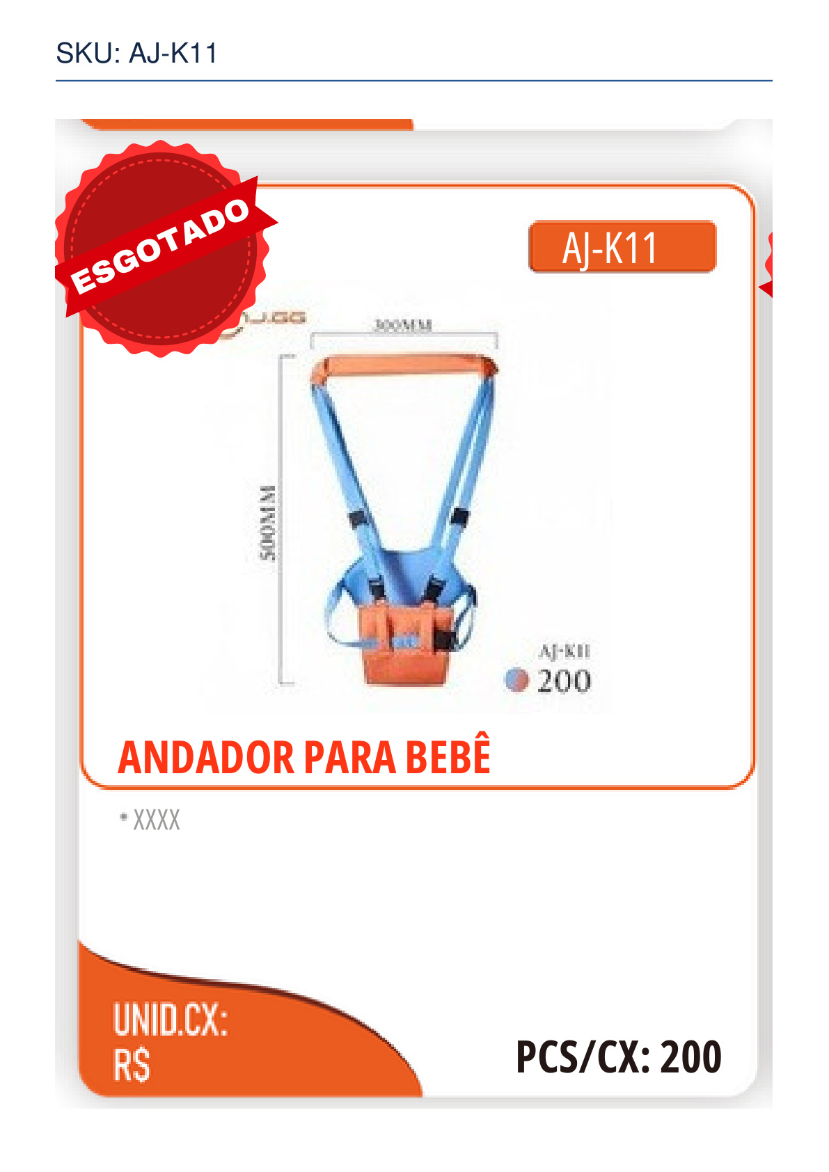 ANDADOR PARA BEBÊ