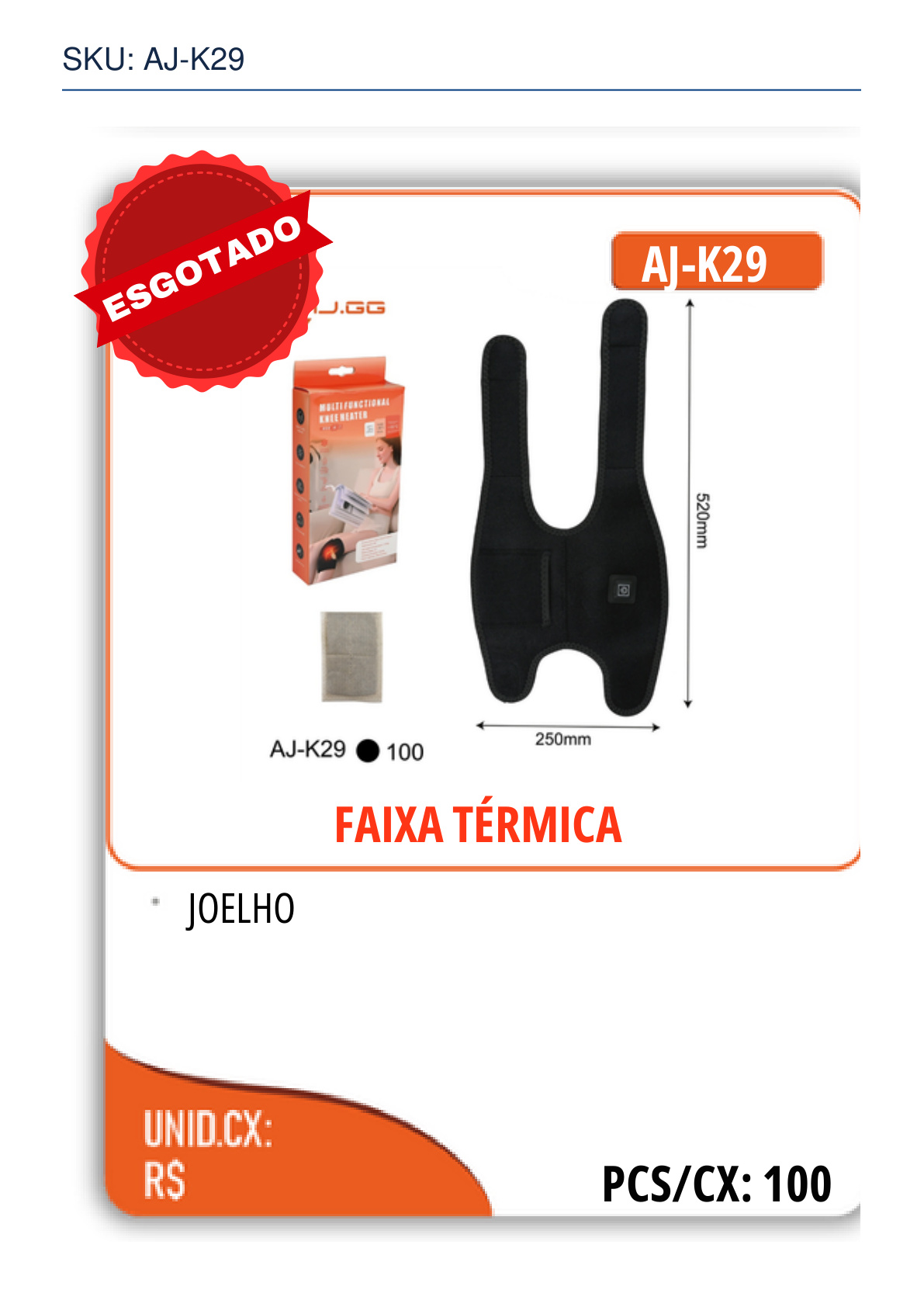 FAIXA TÉRMICA