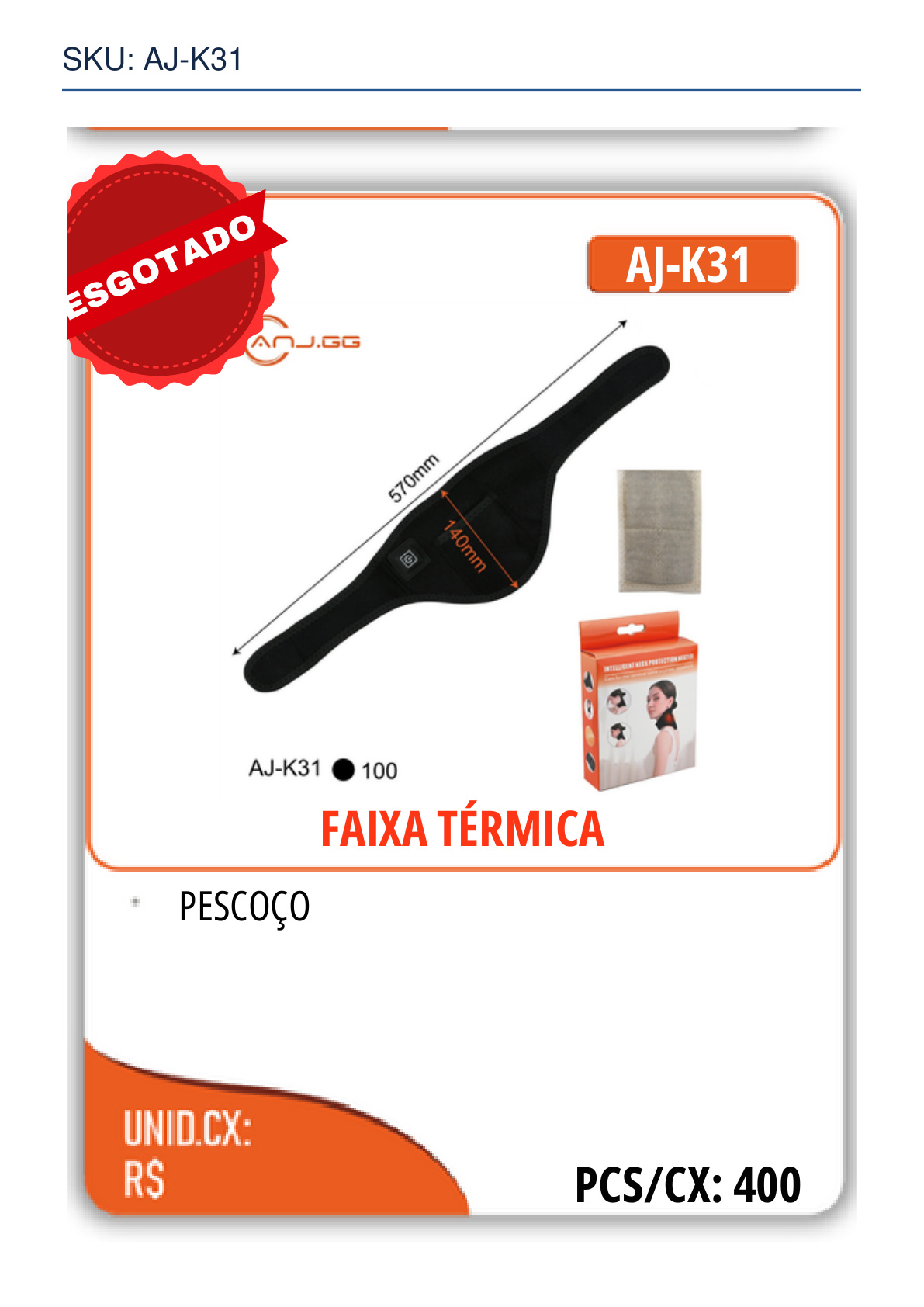 FAIXA TÉRMICA