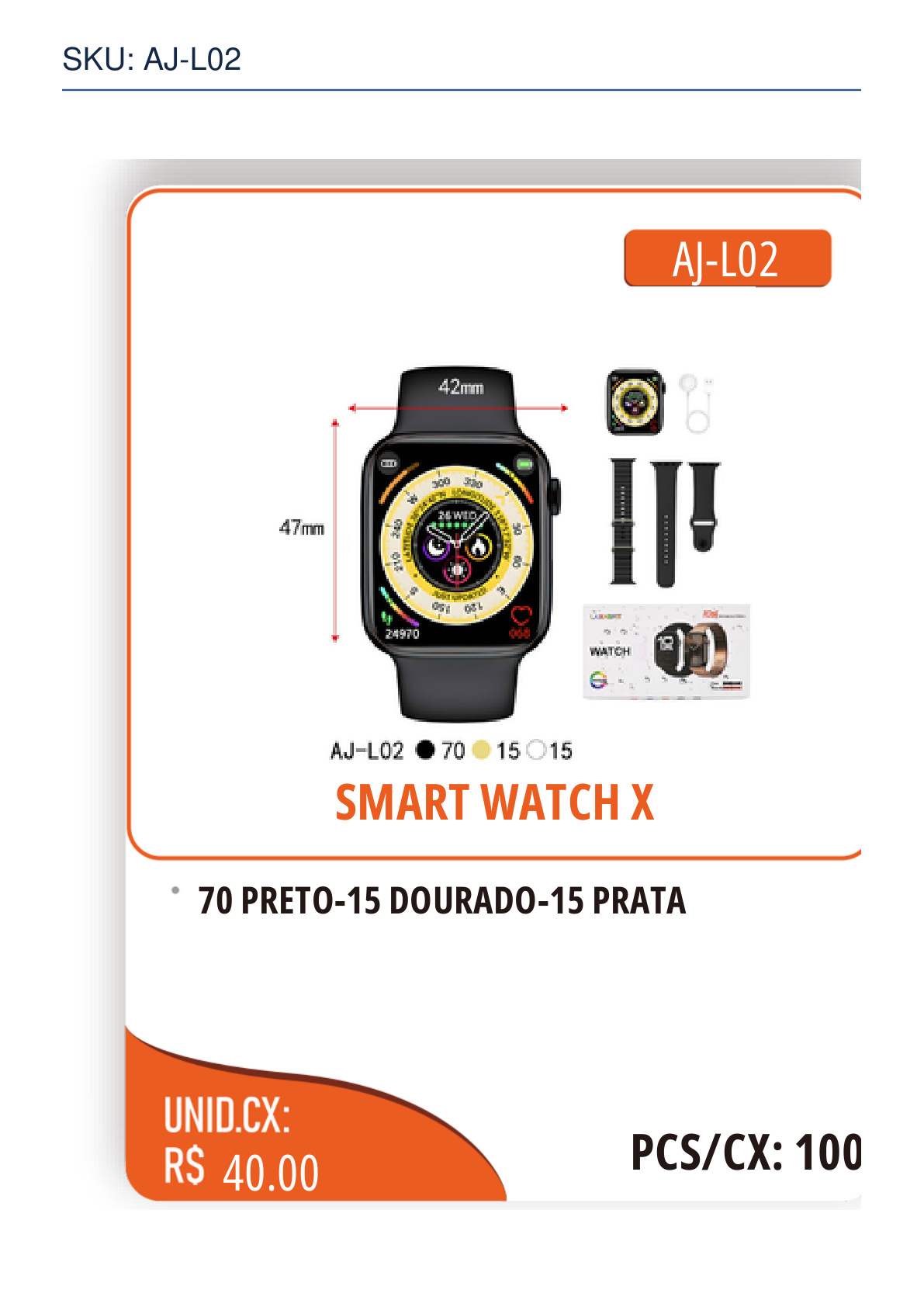SMART WATCH X