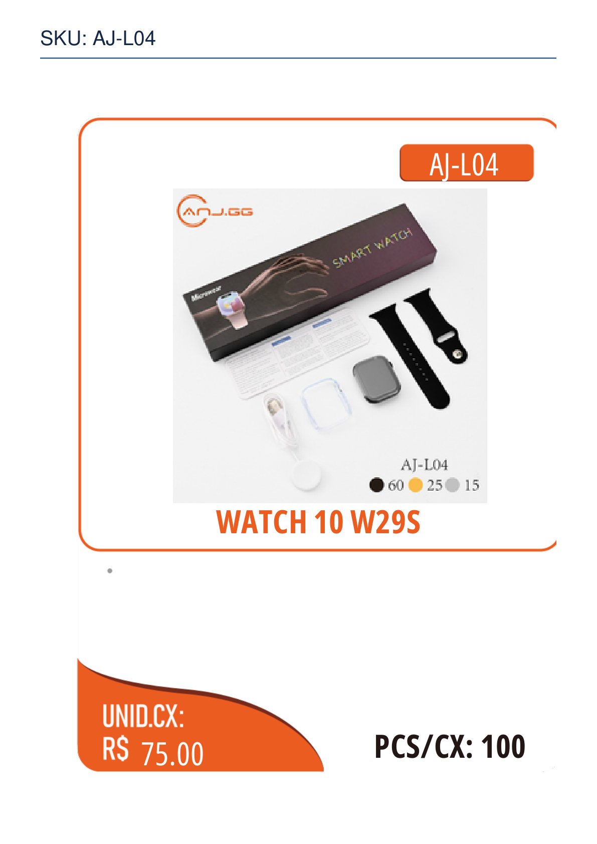 WATCH 10 W29S