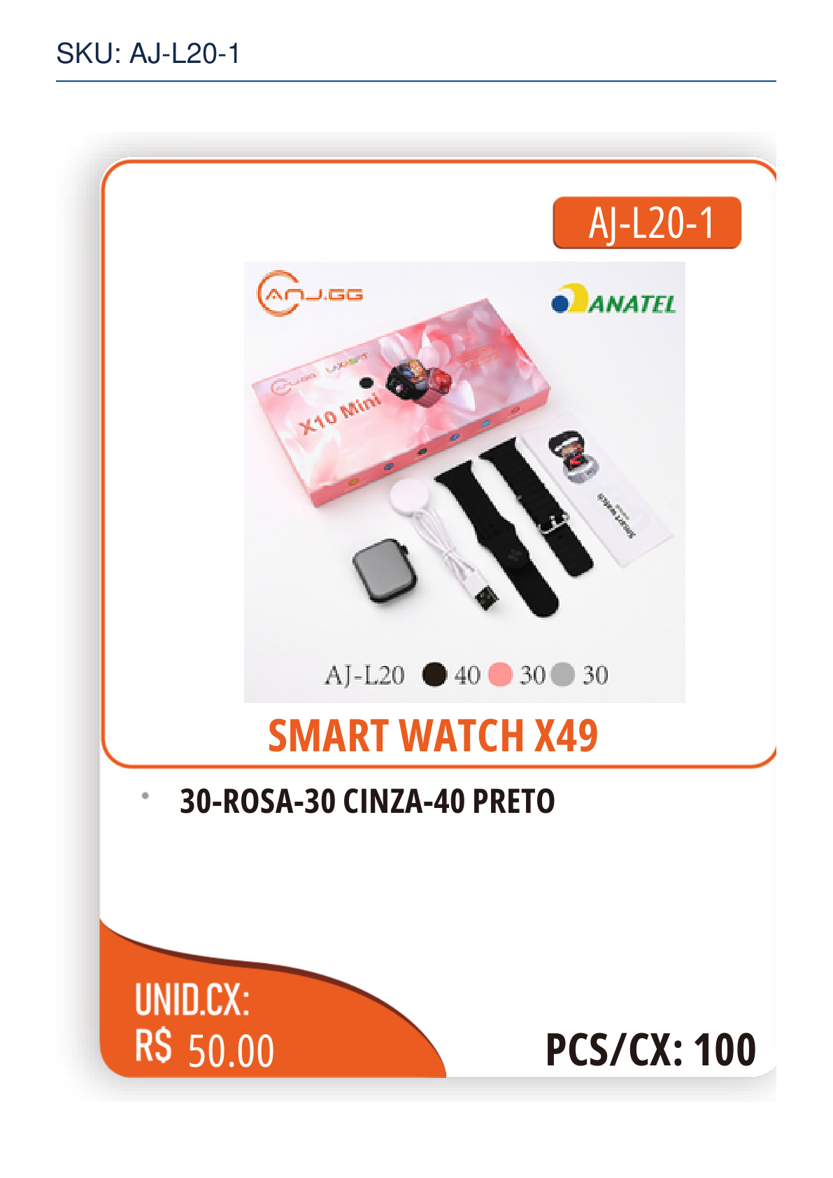 SMART WATCH X49