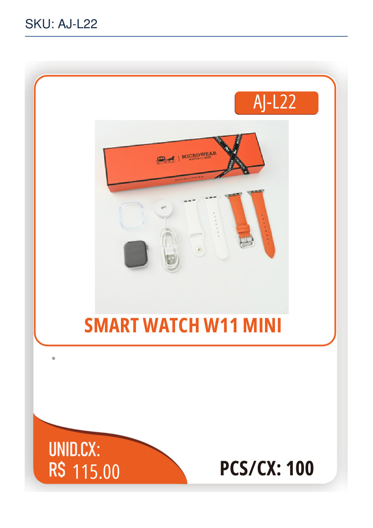 SMART WATCH W11 MINI