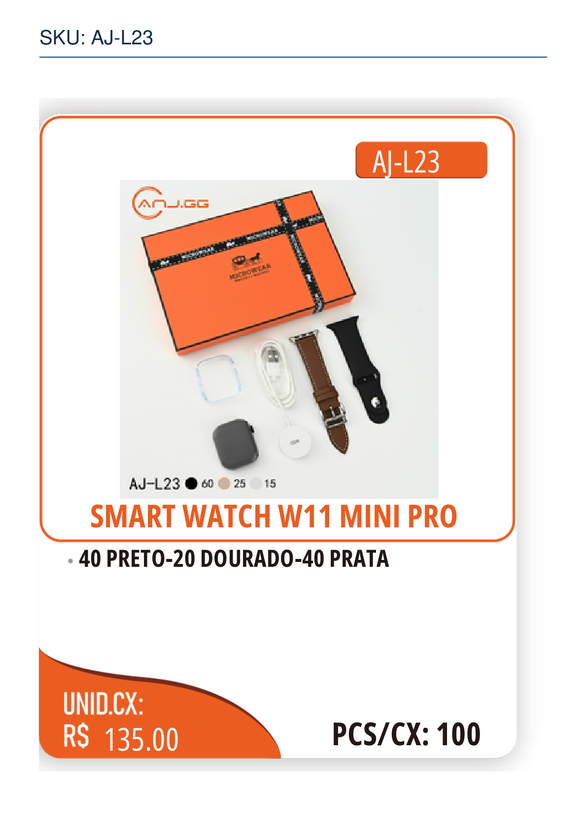 SMART WATCH W11 MINI PRO