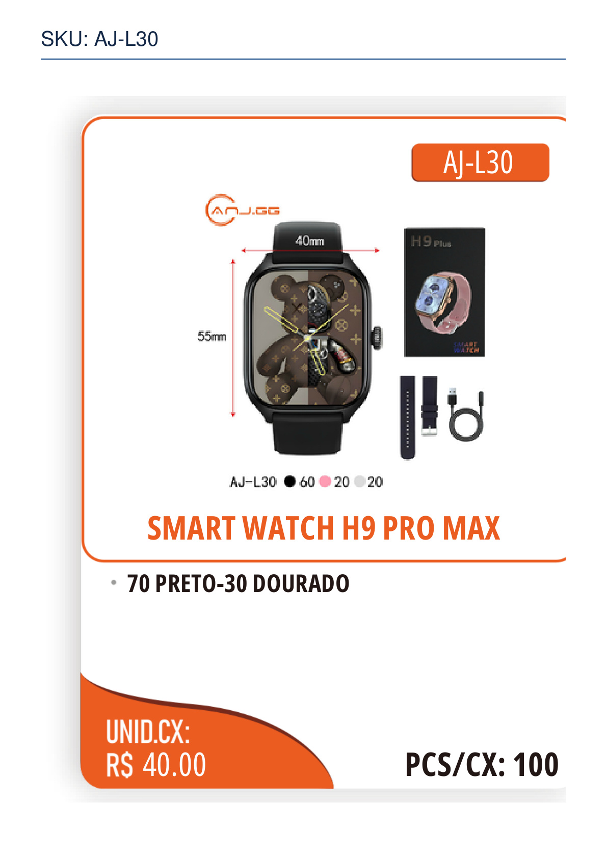 SMART WATCH H9 PRO MAX