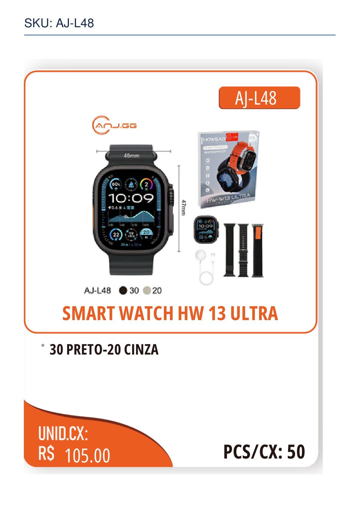 SMART WATCH HW 13 ULTRA