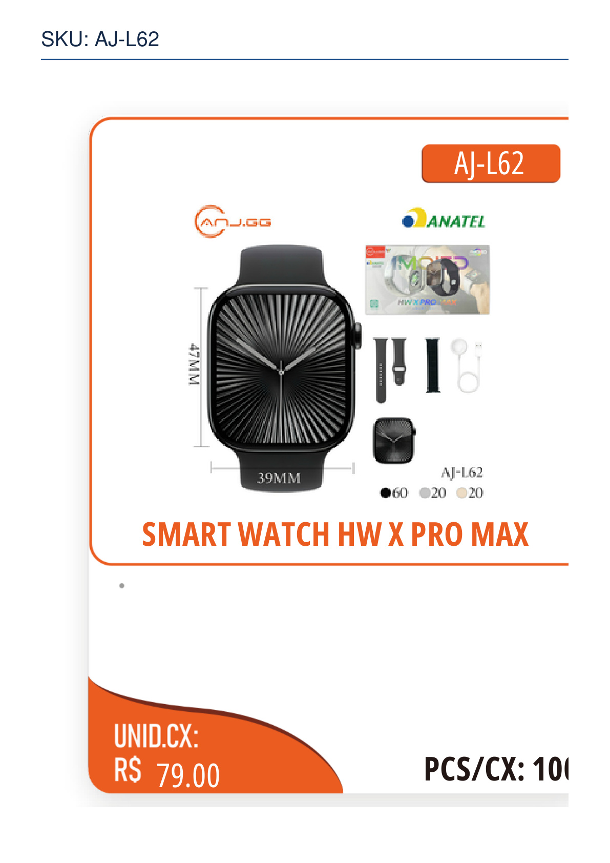 SMART WATCH HW X PRO MAX