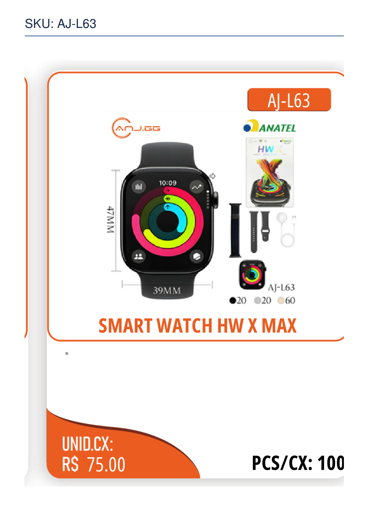 SMART WATCH HW X MAX