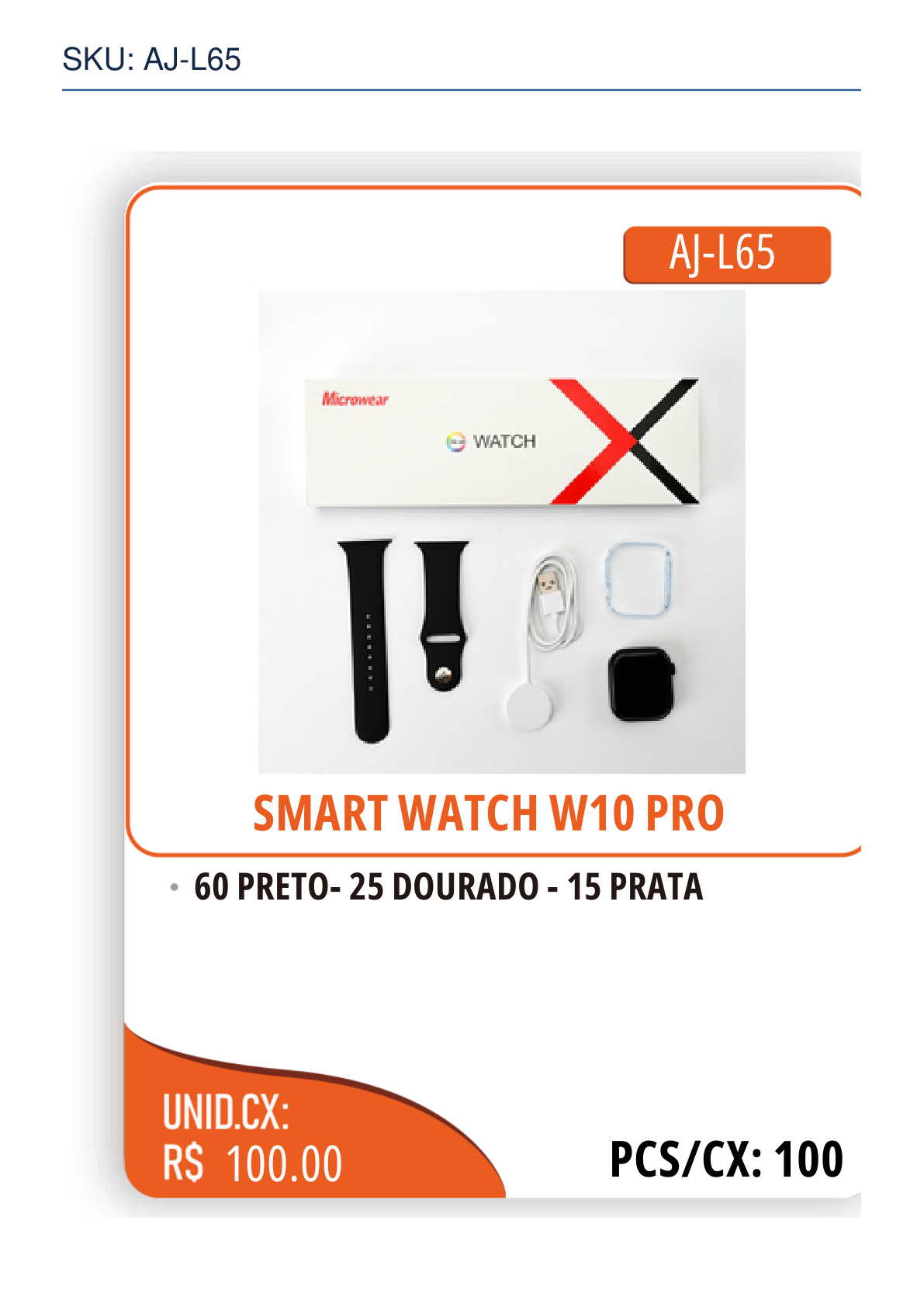 SMART WATCH W10 PRO