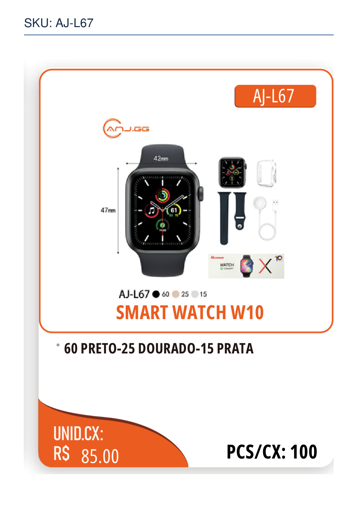 SMART WATCH W10
