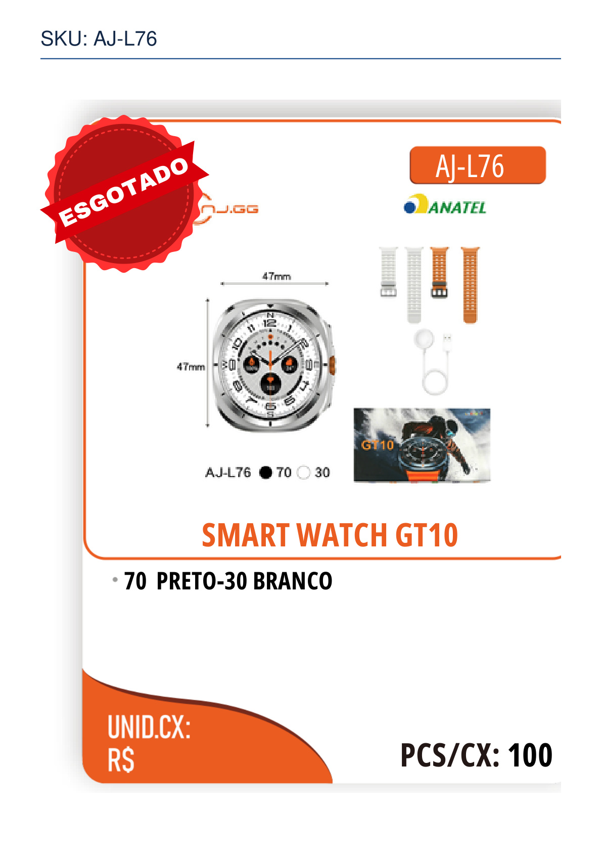 SMART WATCH GT10