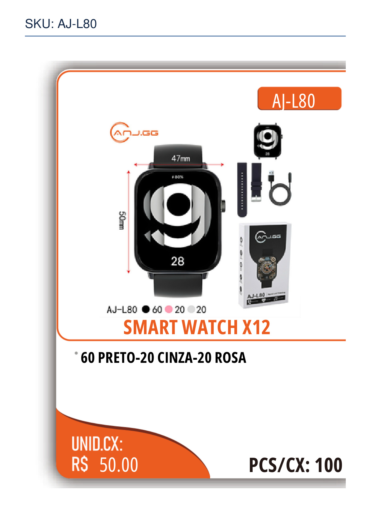 SMART WATCH X12