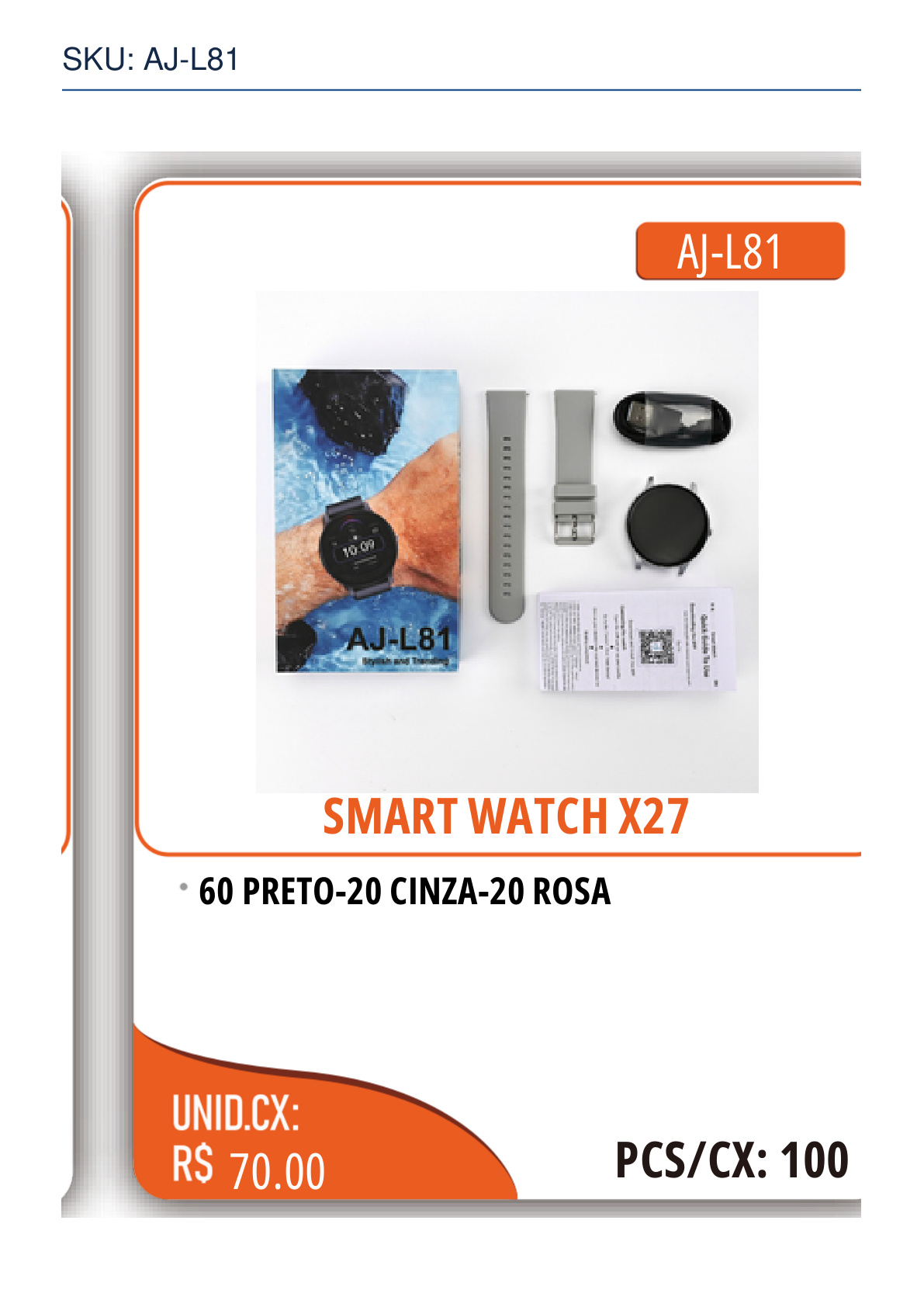 SMART WATCH X27
