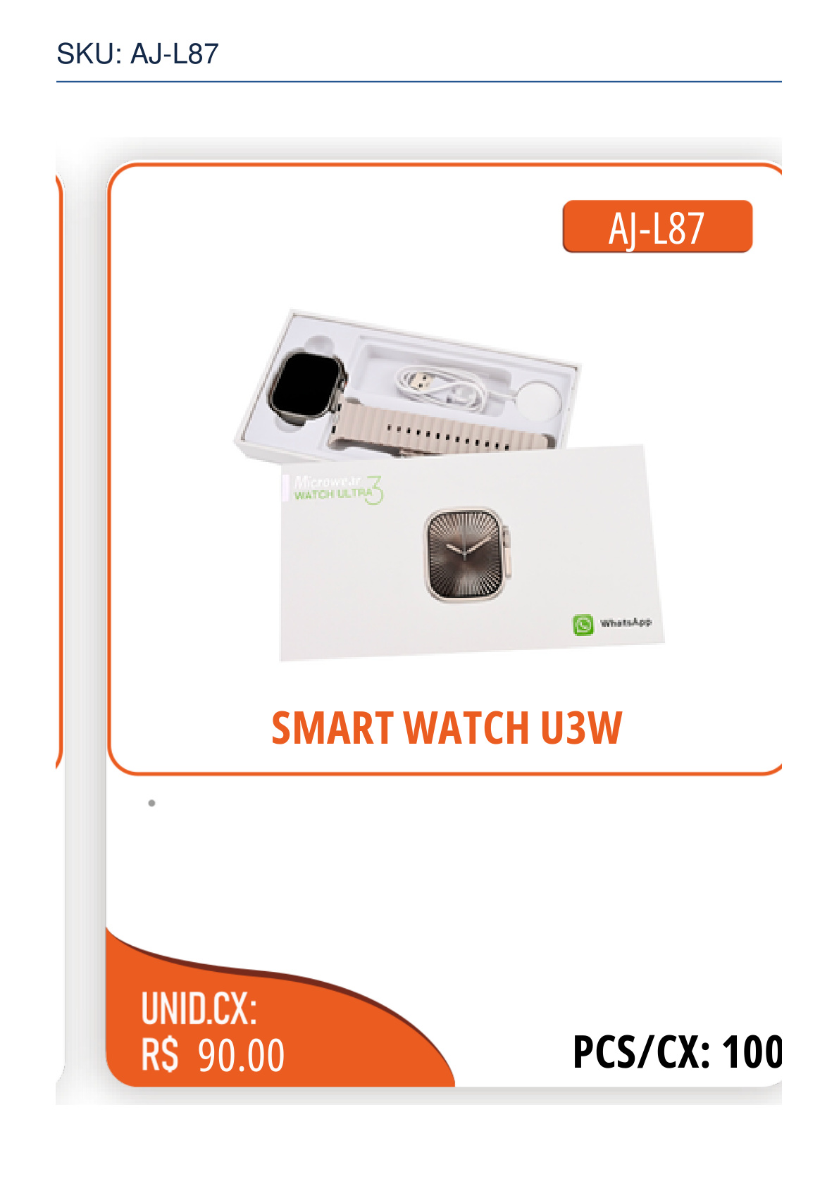 SMART WATCH U3W