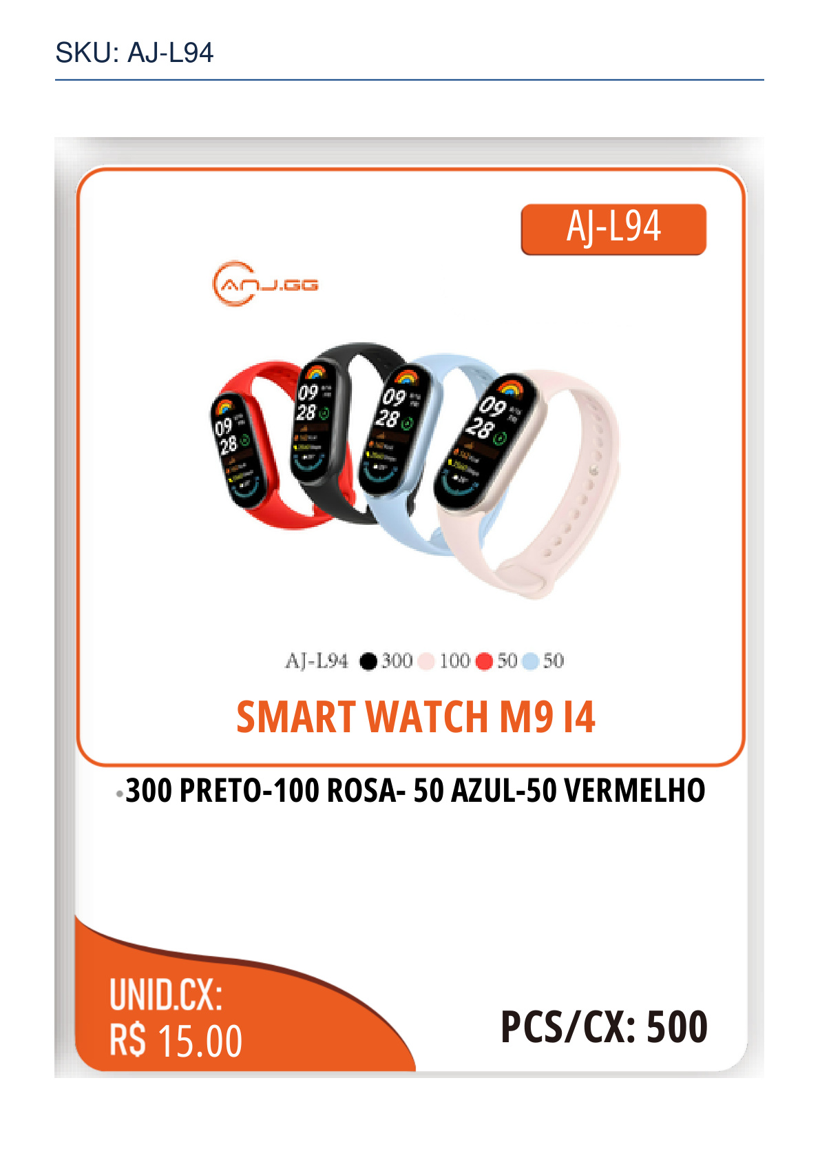 SMART WATCH M9 I4