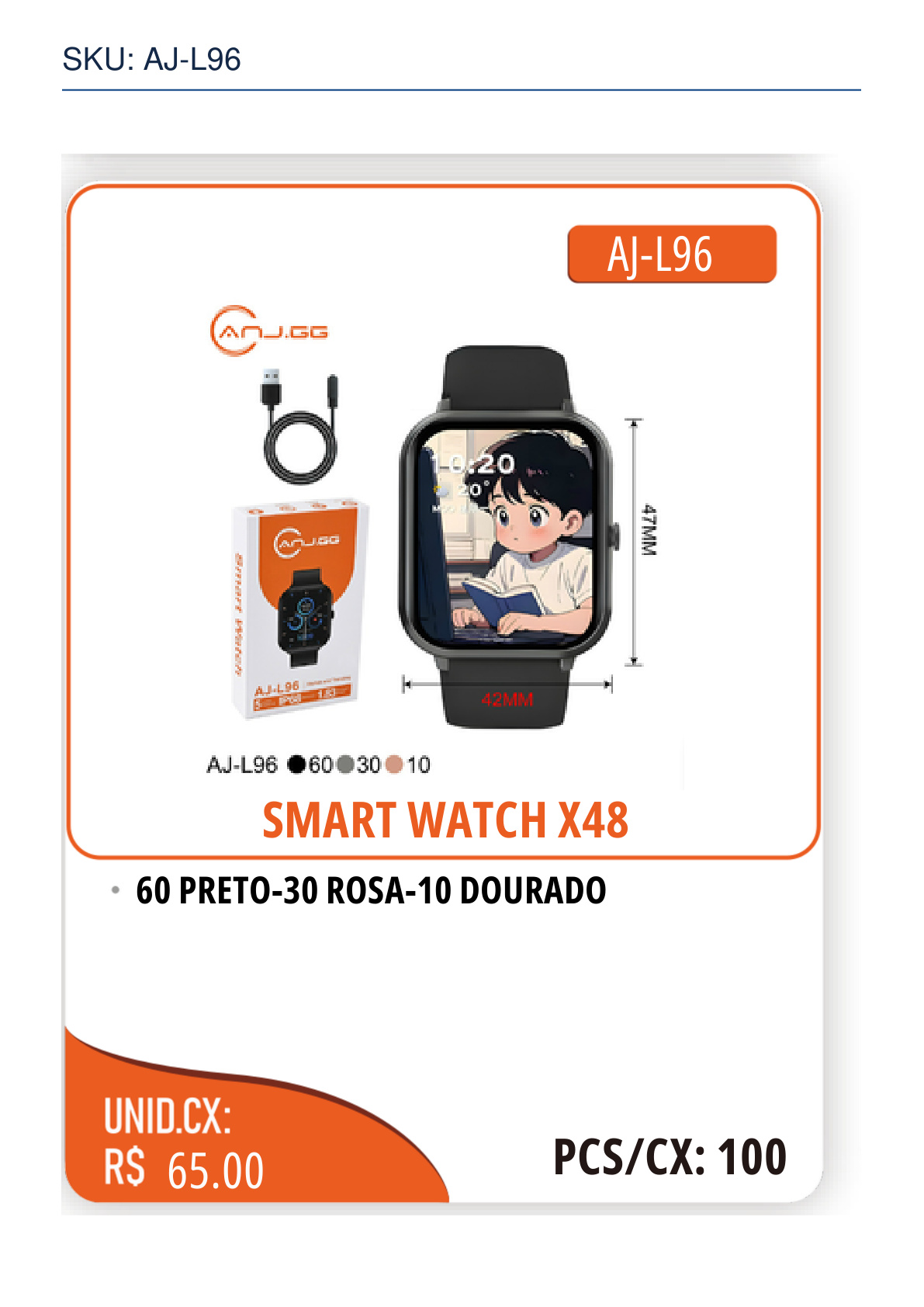 SMART WATCH X48