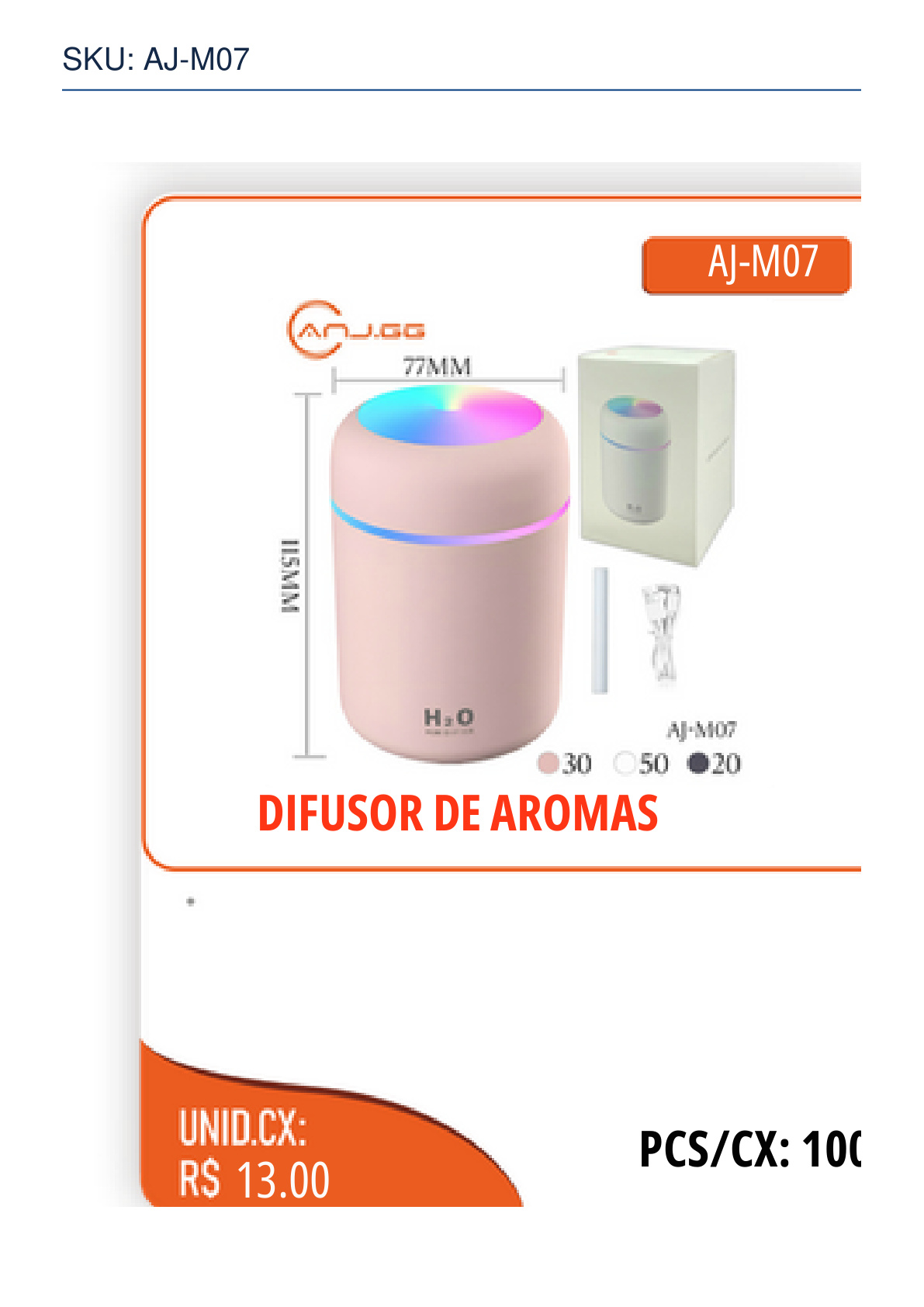 DIFUSOR DE AROMAS
