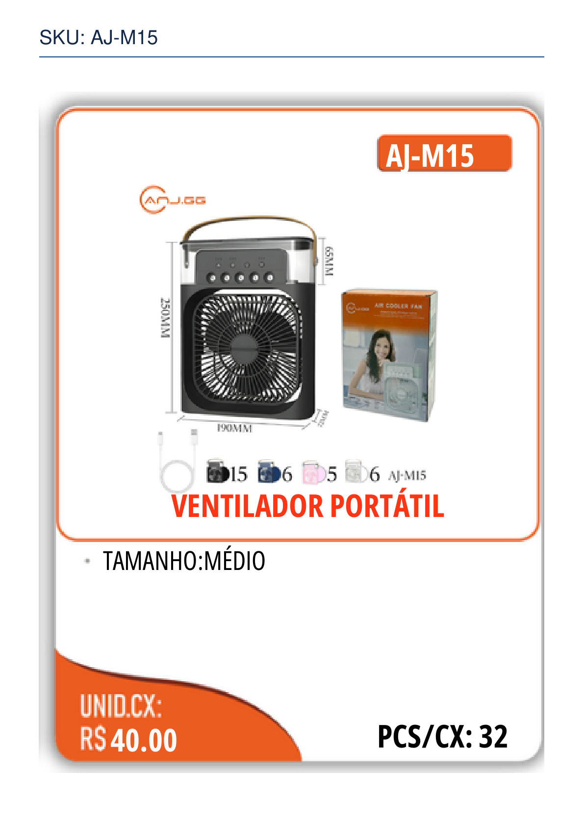 VENTILADOR PORTÁTIL
