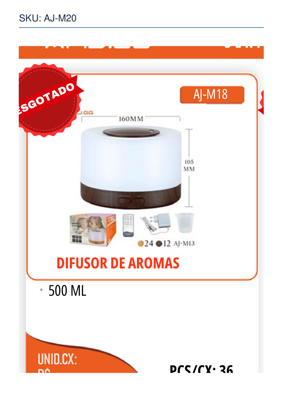 DIFUSOR DE AROMAS