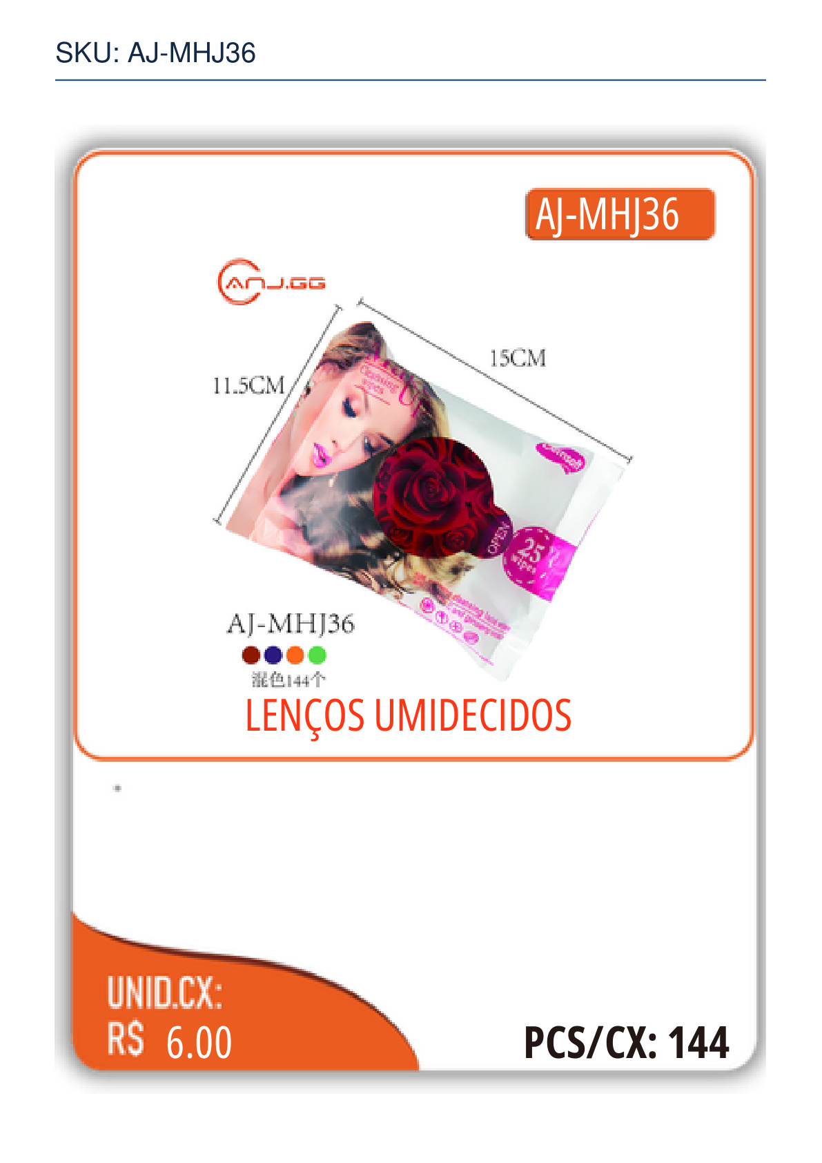 LENÇOS UMIDECIDOS