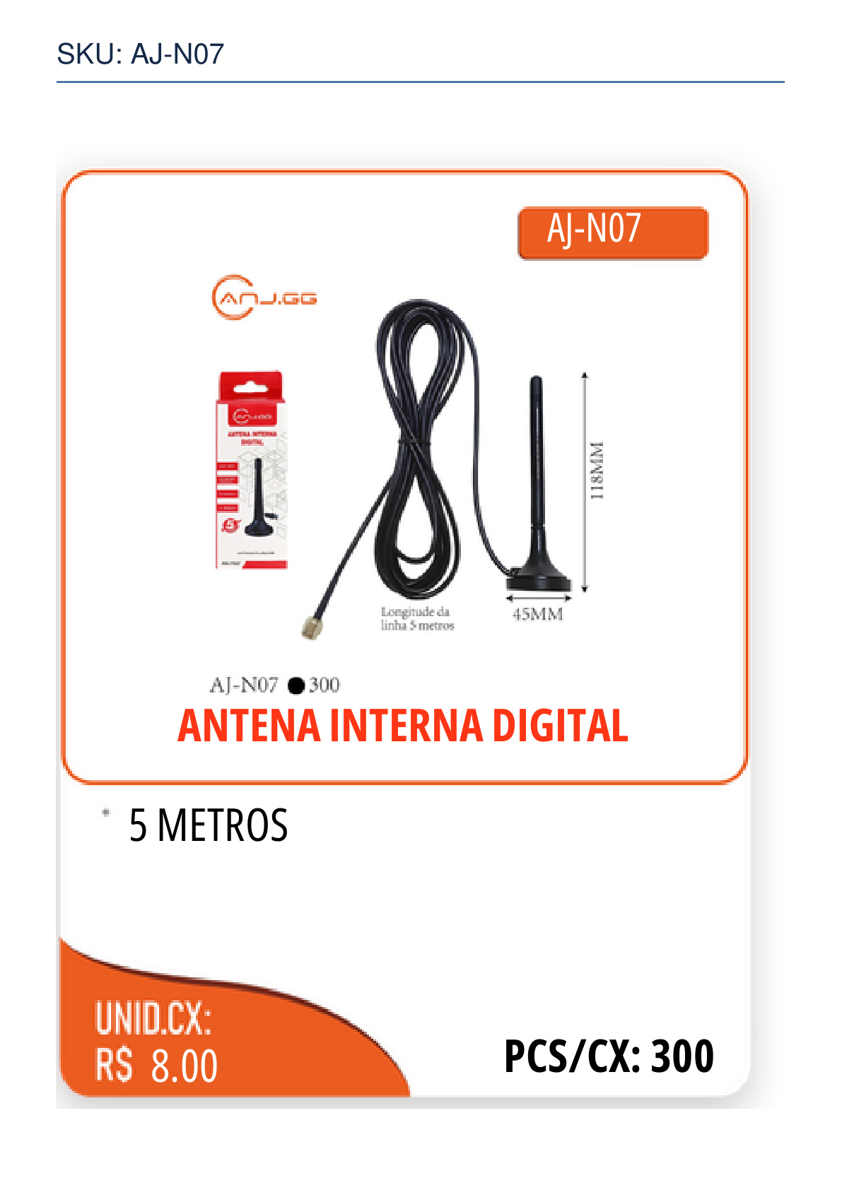 ANTENA INTERNA DIGITAL