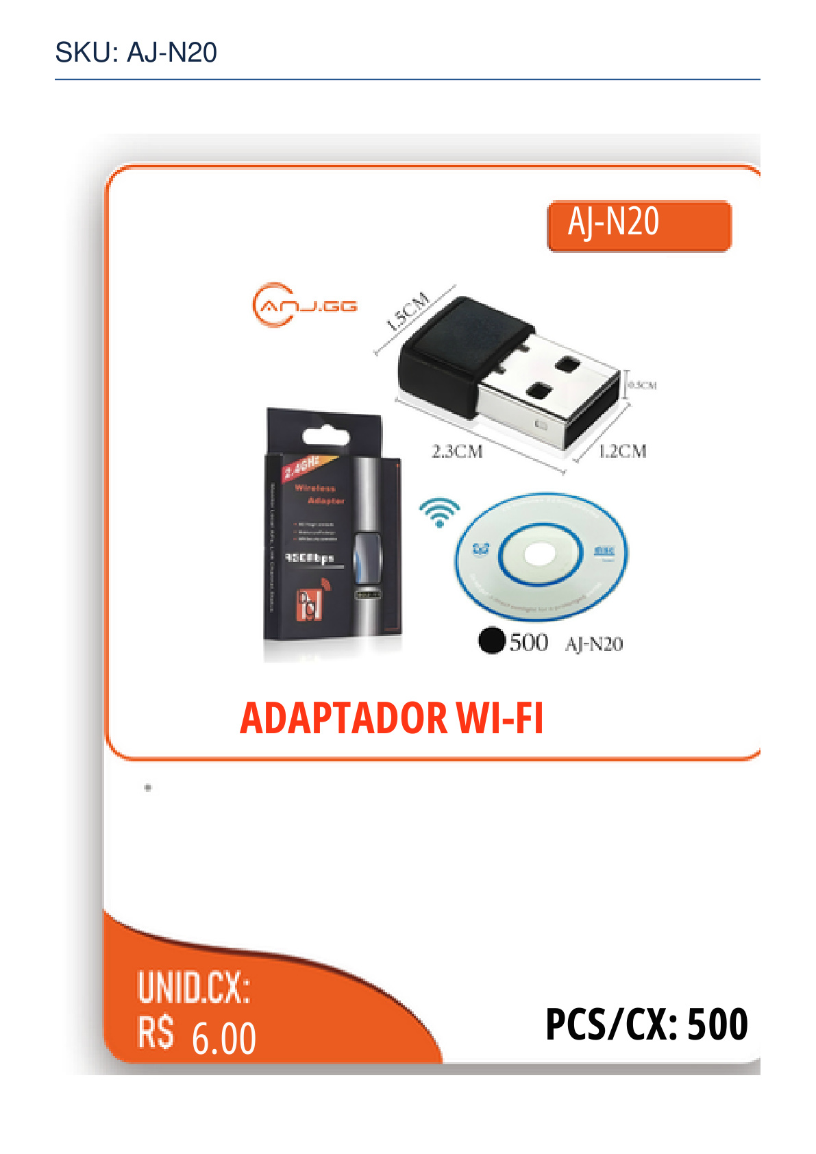ADAPTADOR WI-FI