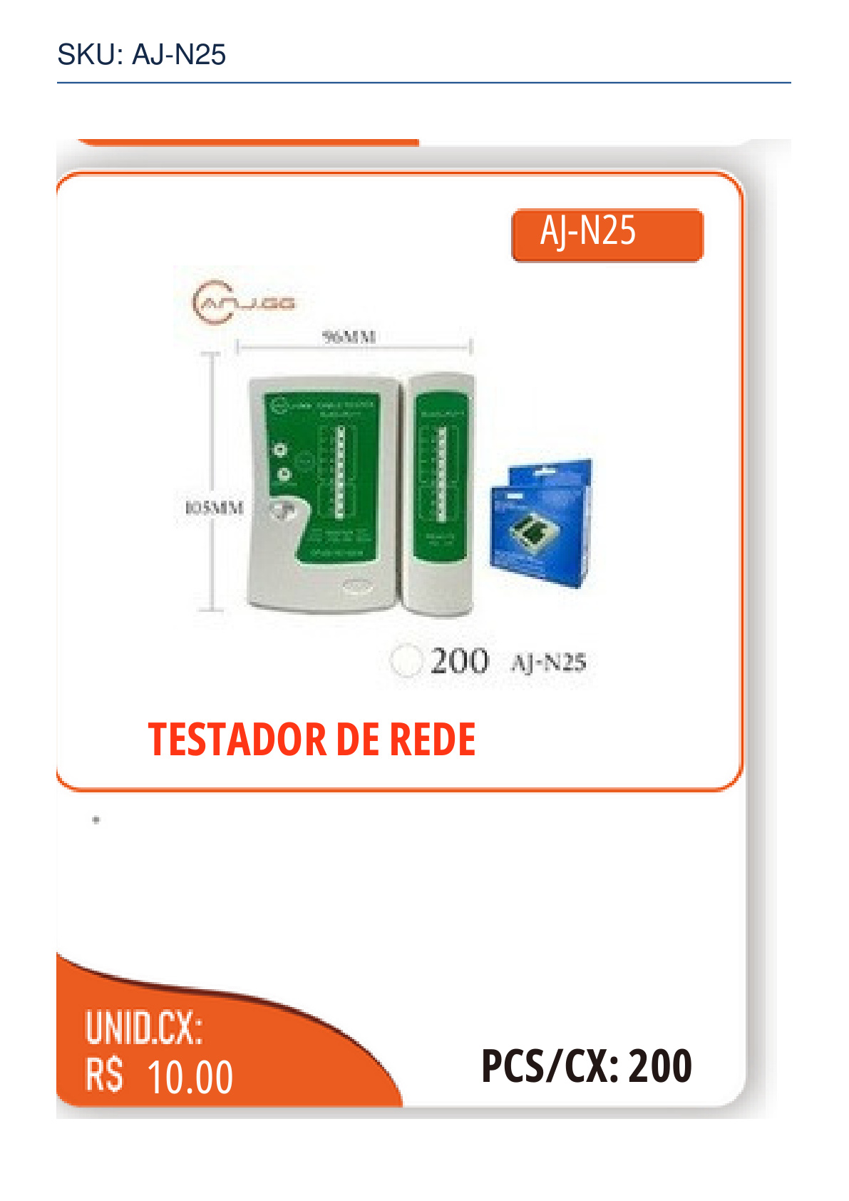 TESTADOR DE REDE