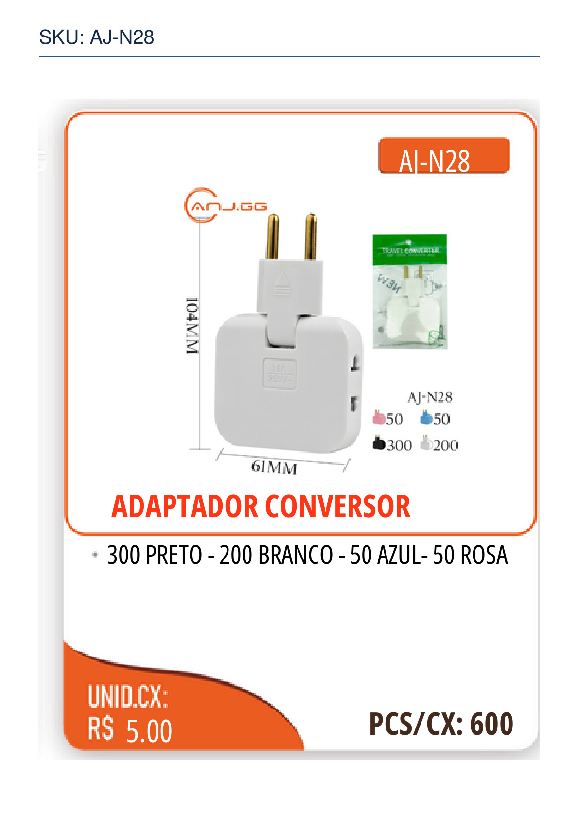 ADAPTADOR CONVERSOR