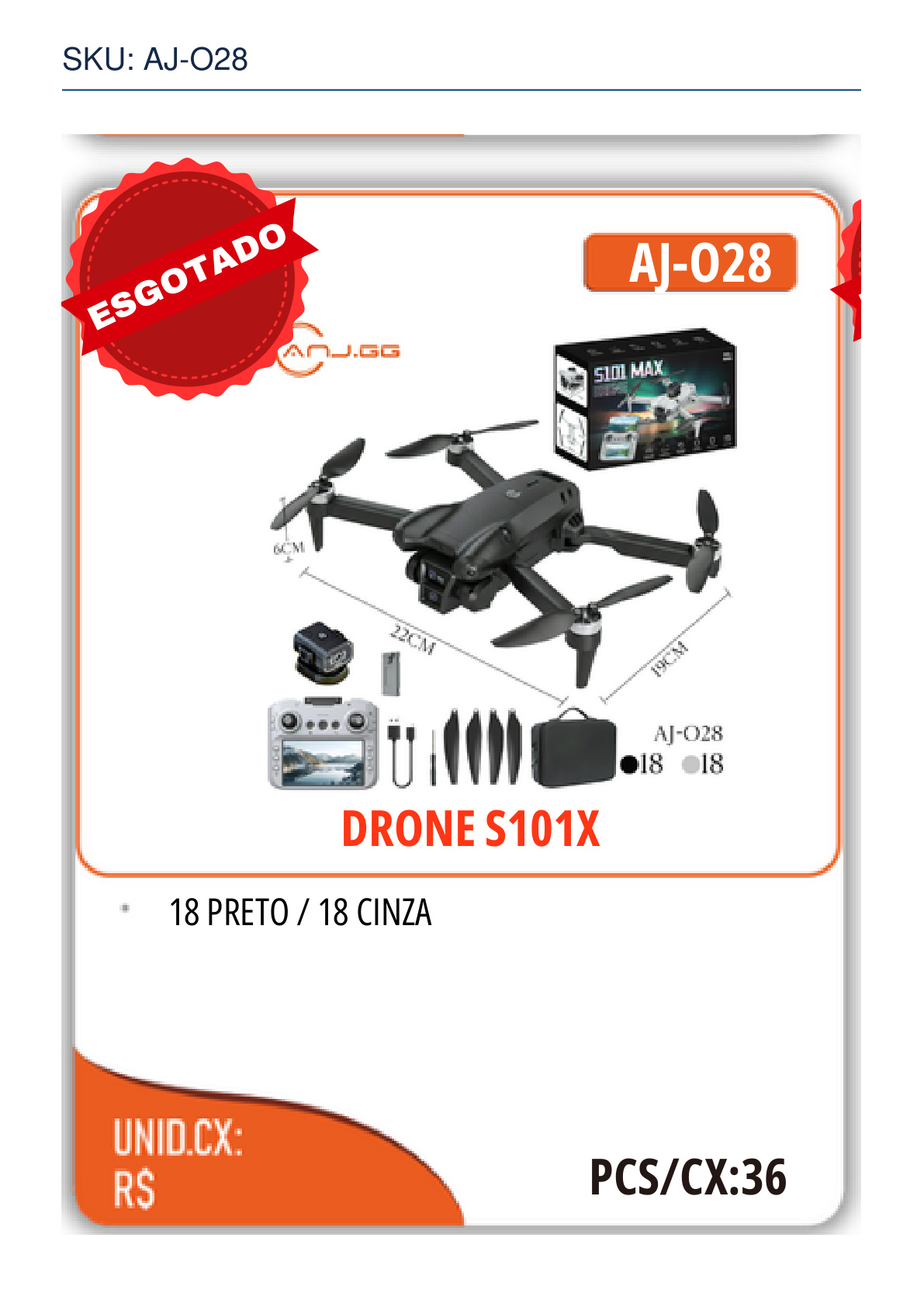 DRONE S101X