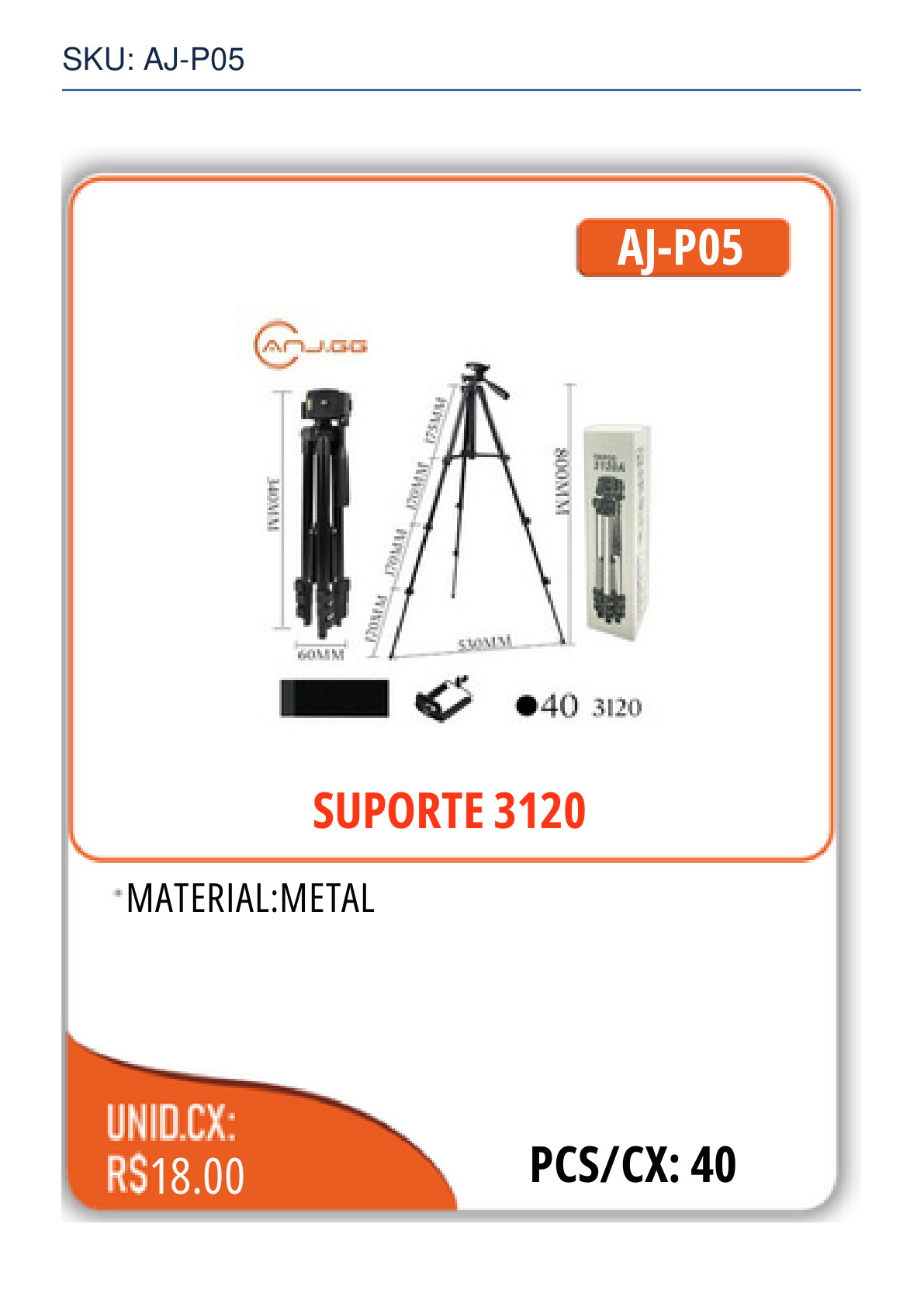SUPORTE 3120