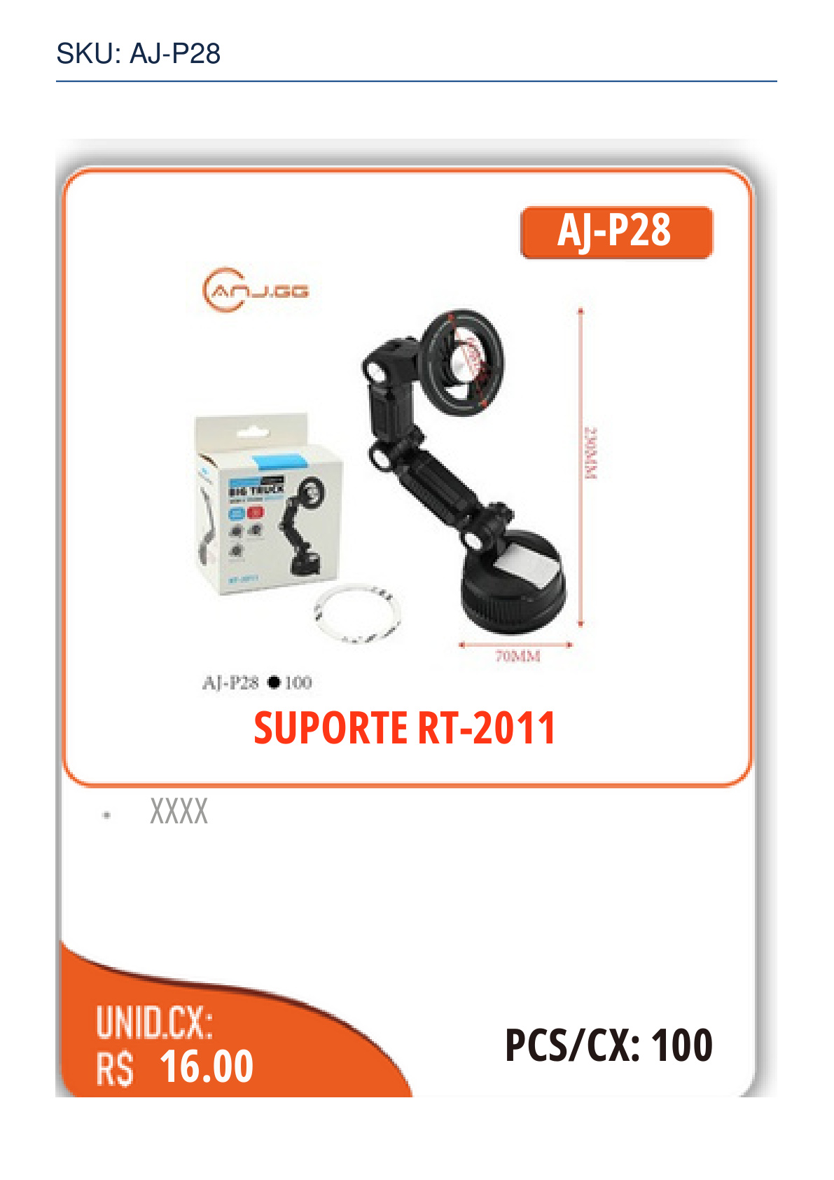 SUPORTE RT-2011