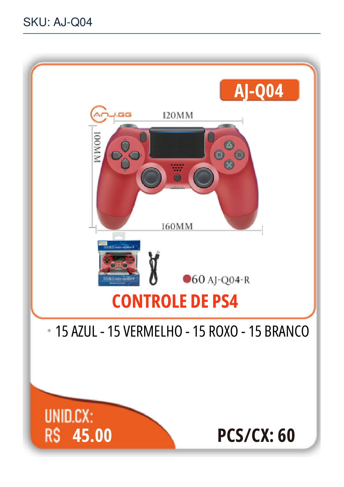 CONTROLE DE PS4