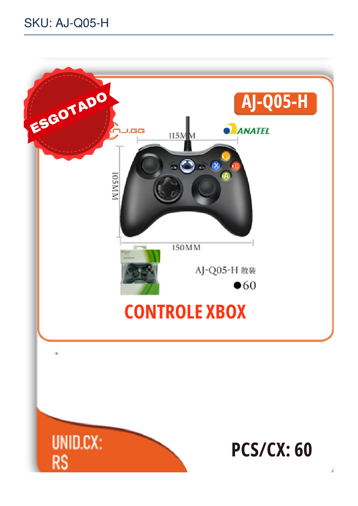 CONTROLE XBOX